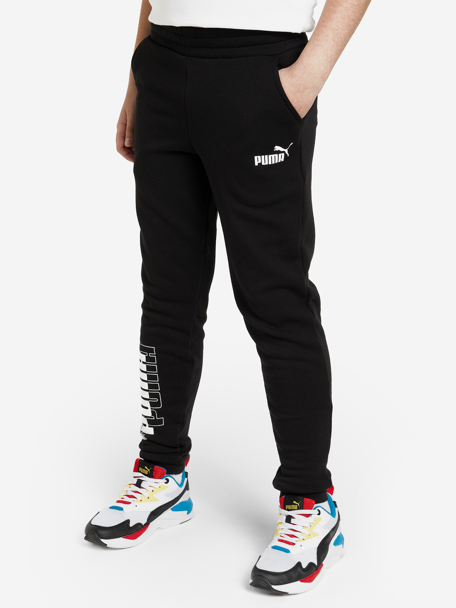 

Брюки для мальчиков PUMA Power Logo, Черный