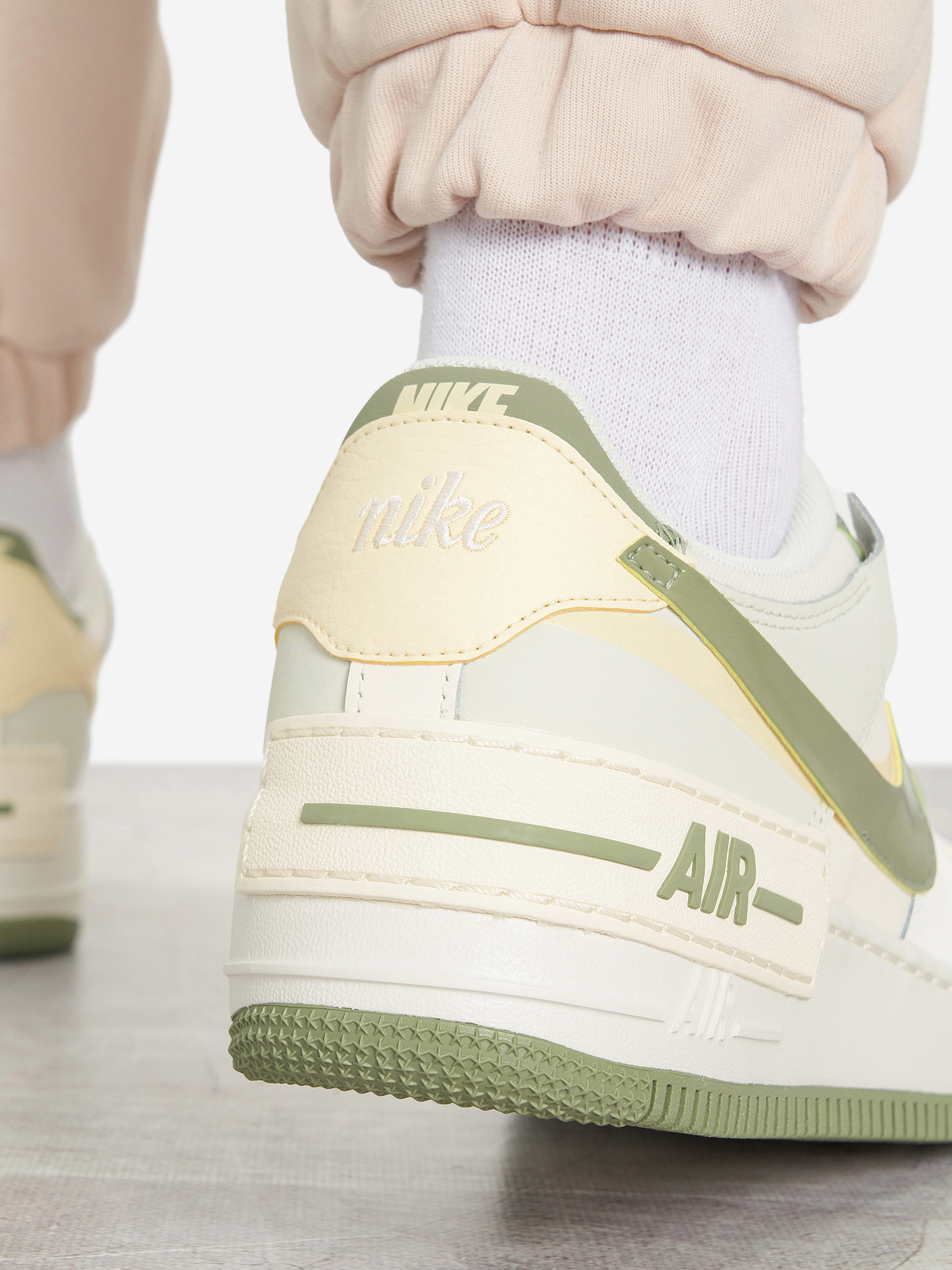 фото Кеды женские nike air force 1 shadow, белый