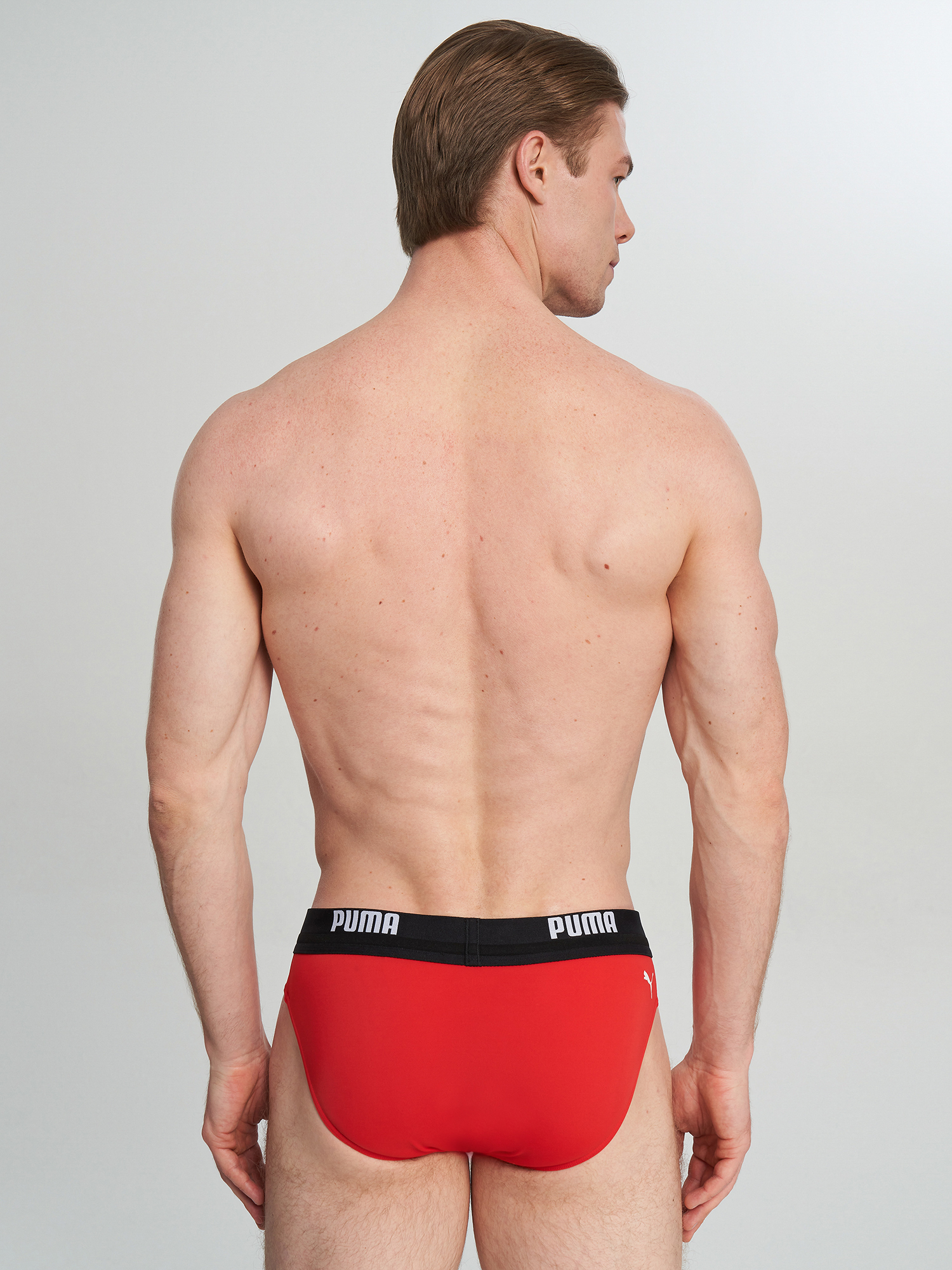 Плавки мужские PUMA Swim, Красный 2