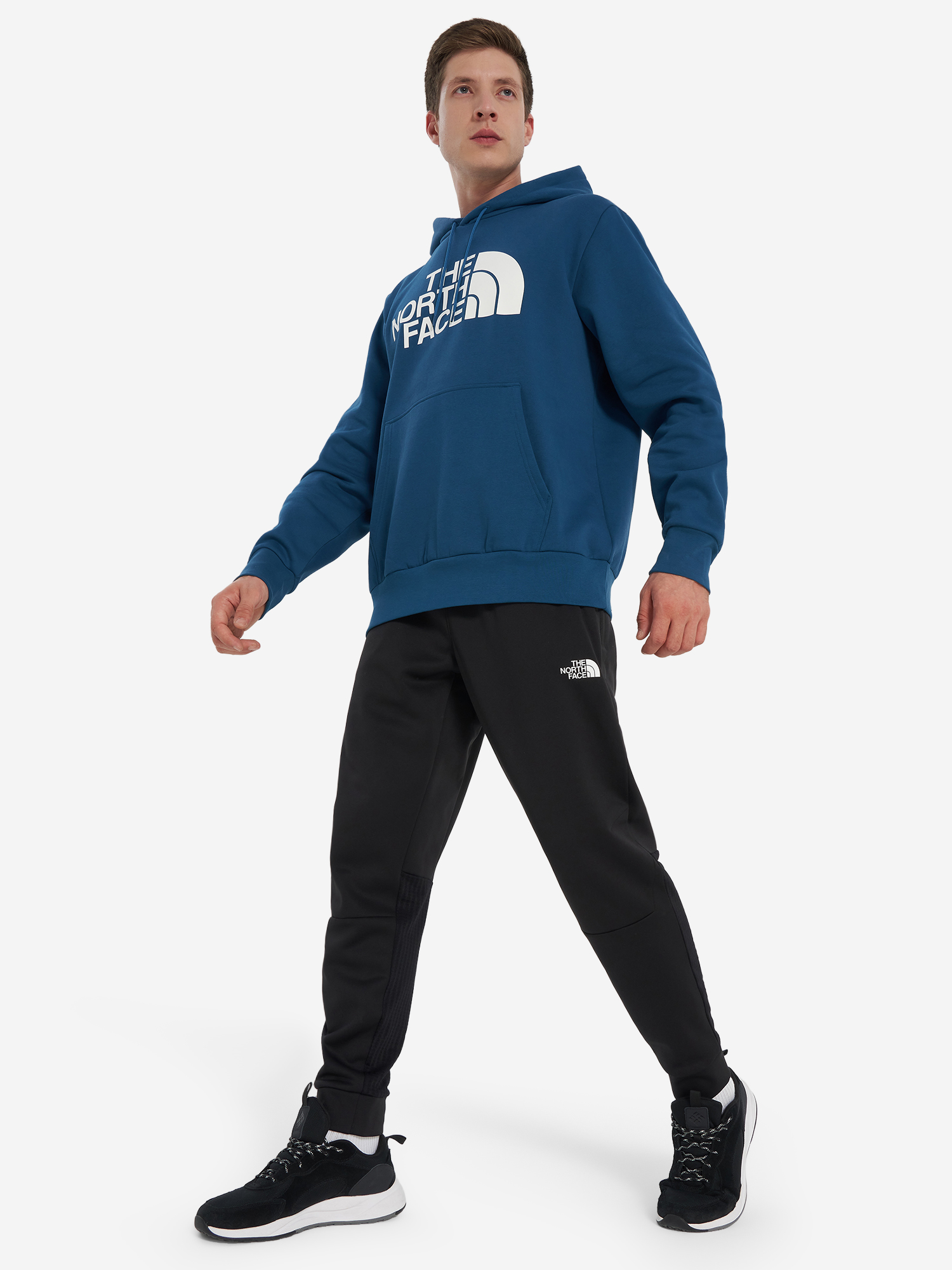 фото Худи мужское the north face easy, синий
