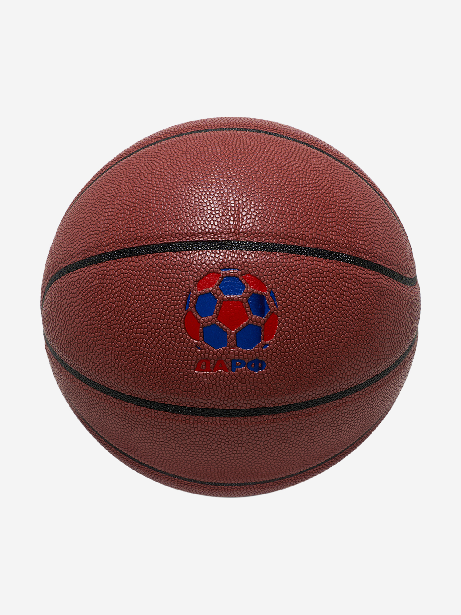 Изображение товара Мяч баскетбольный ДАРФ профессиональный, синтетическая кожа, искусственное покрытие