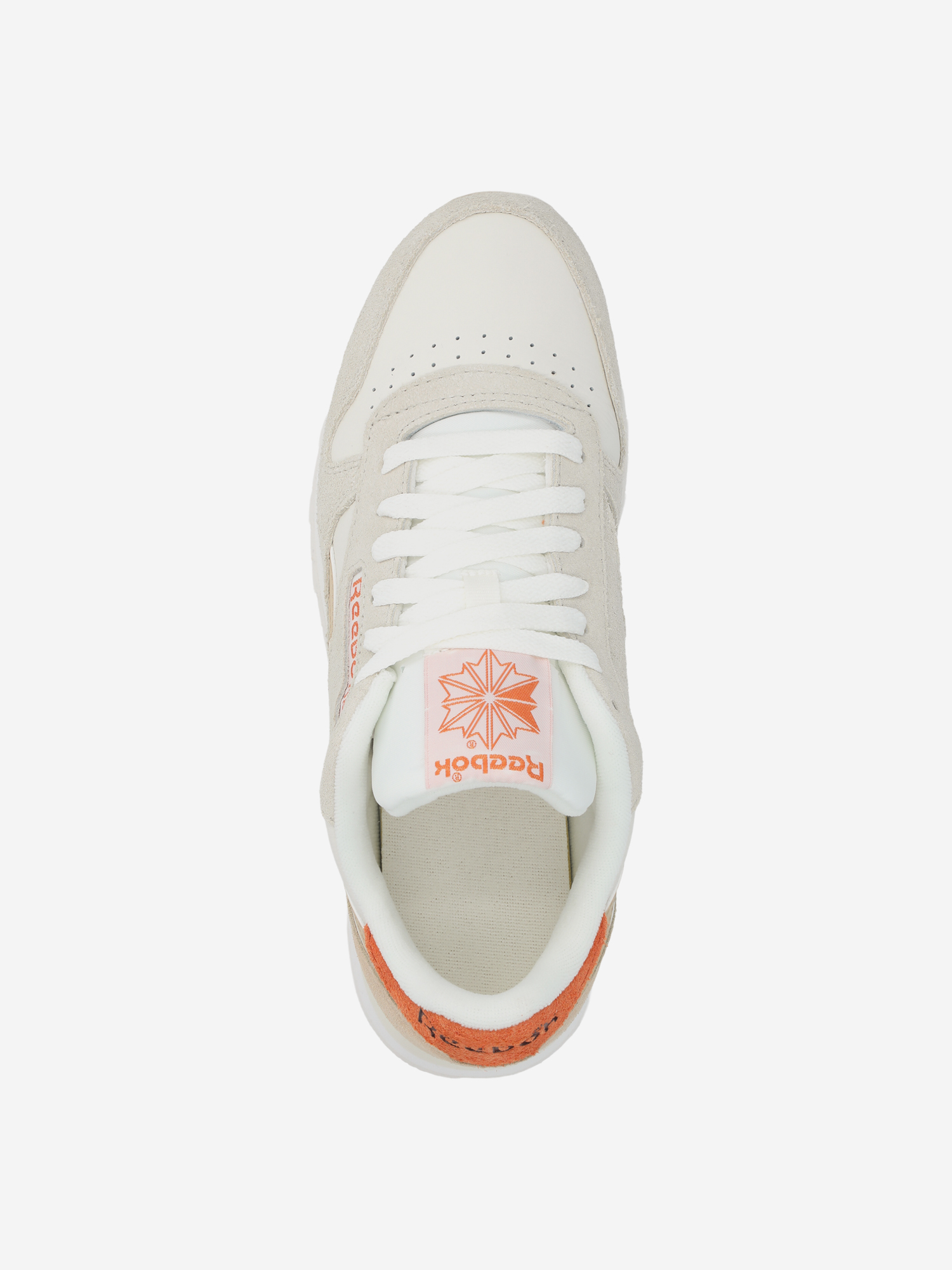 Кроссовки женские Reebok Classic Leather, Бежевый 5
