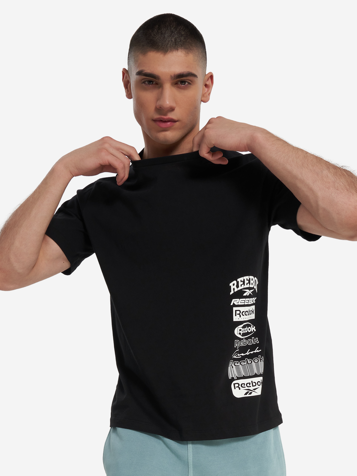 Футболка мужская Reebok Franco, черный, арт. 18791