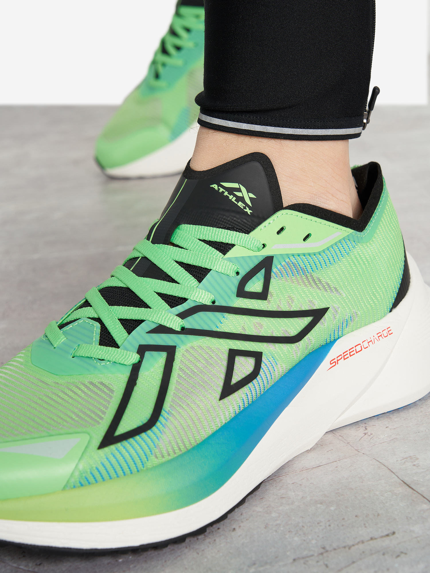 фото Кроссовки мужские athlex rise, зеленый