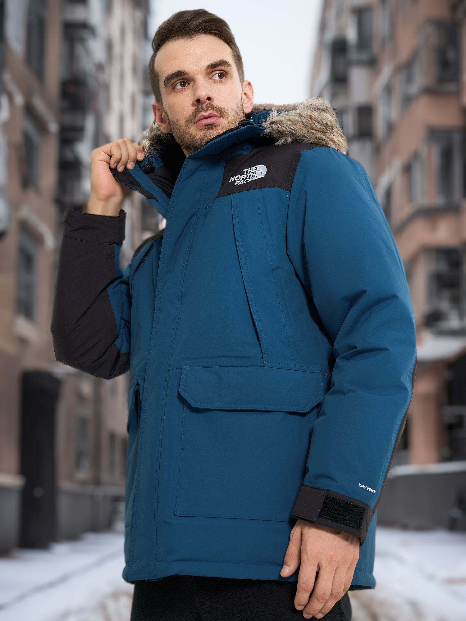 

Пуховик мужской The North Face McMurdo, Синий