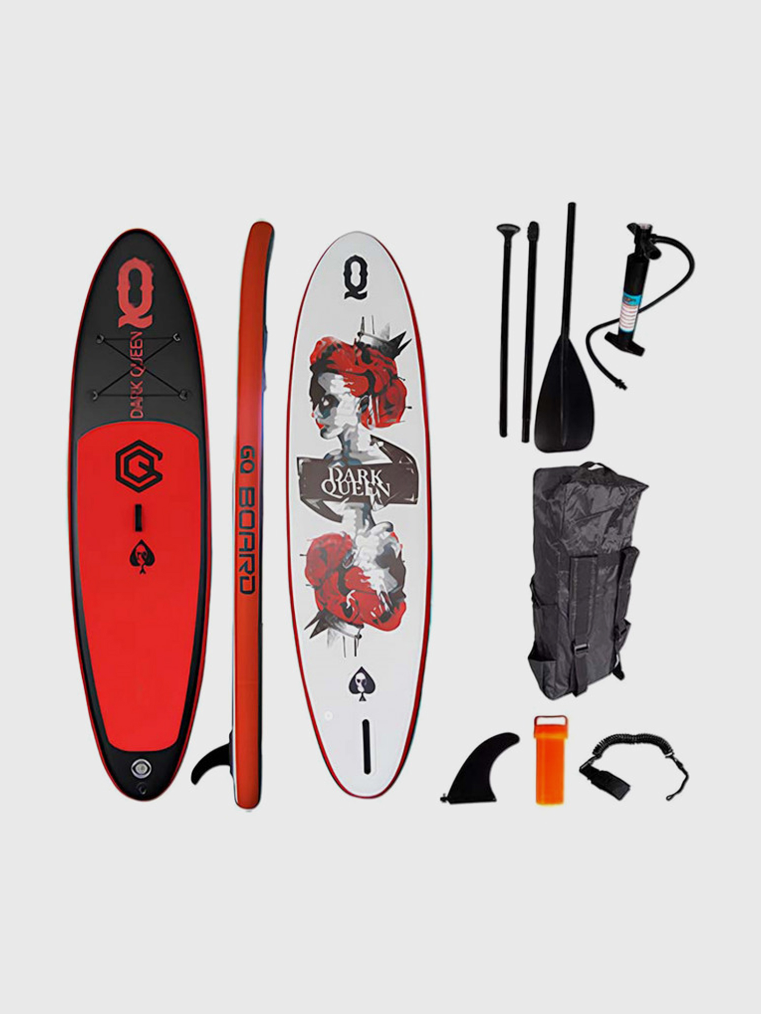 

Сапборд GQ Board Dark Queen 335 см, Красный