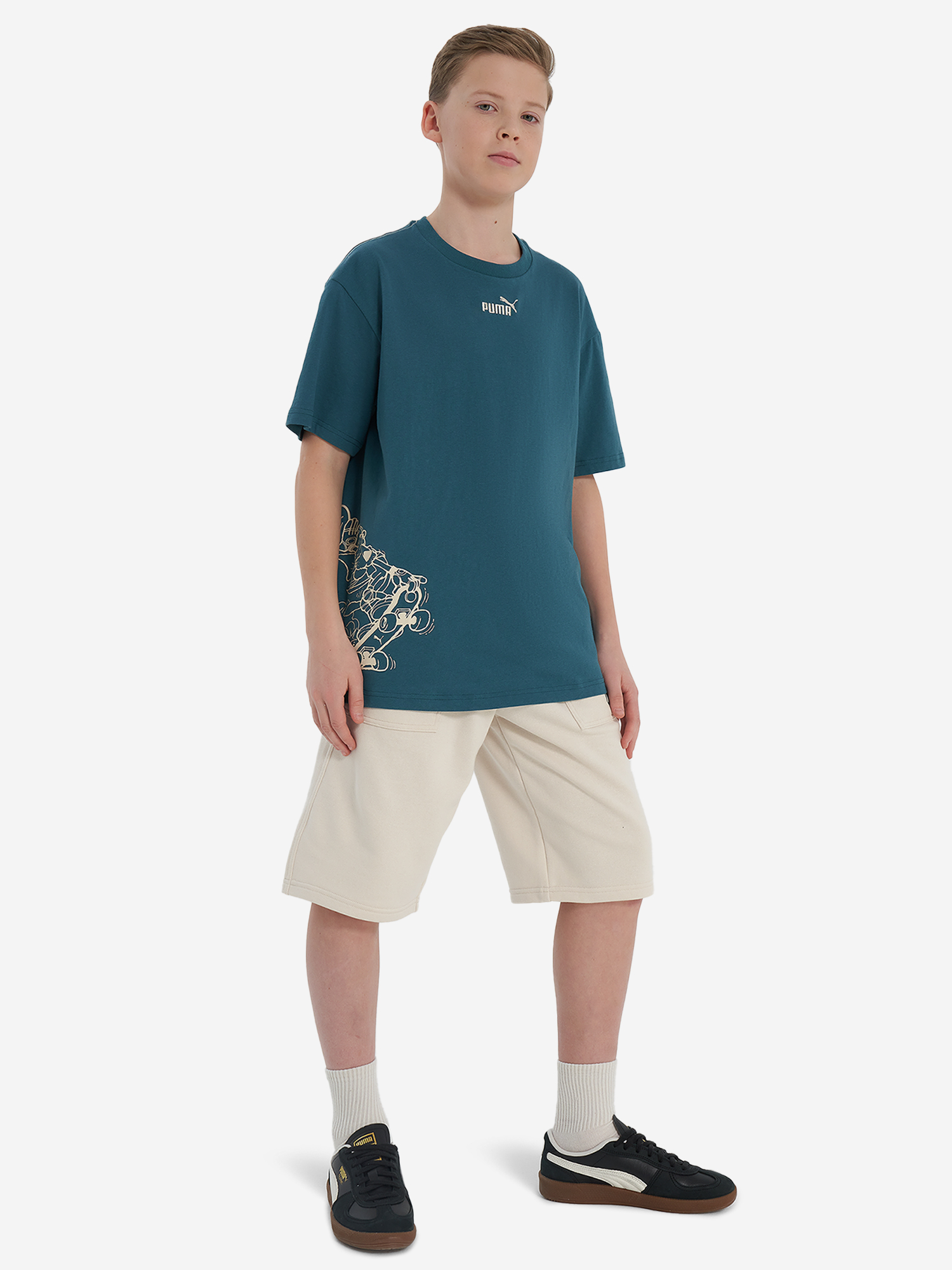 Футболка для мальчиков PUMA Mid90 S, Синий 5