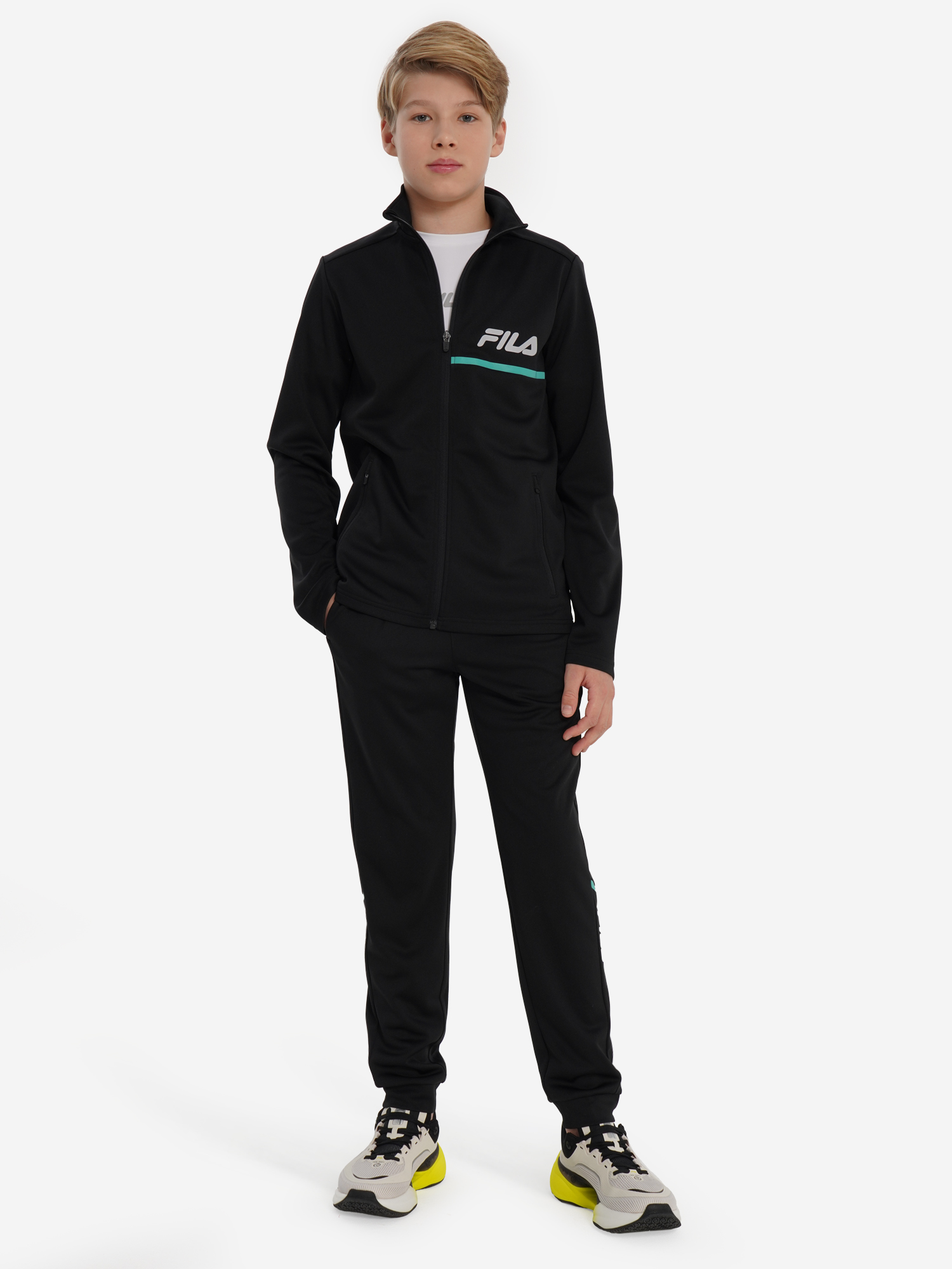 Костюм FILA для мальчиков, черный, арт. 32448