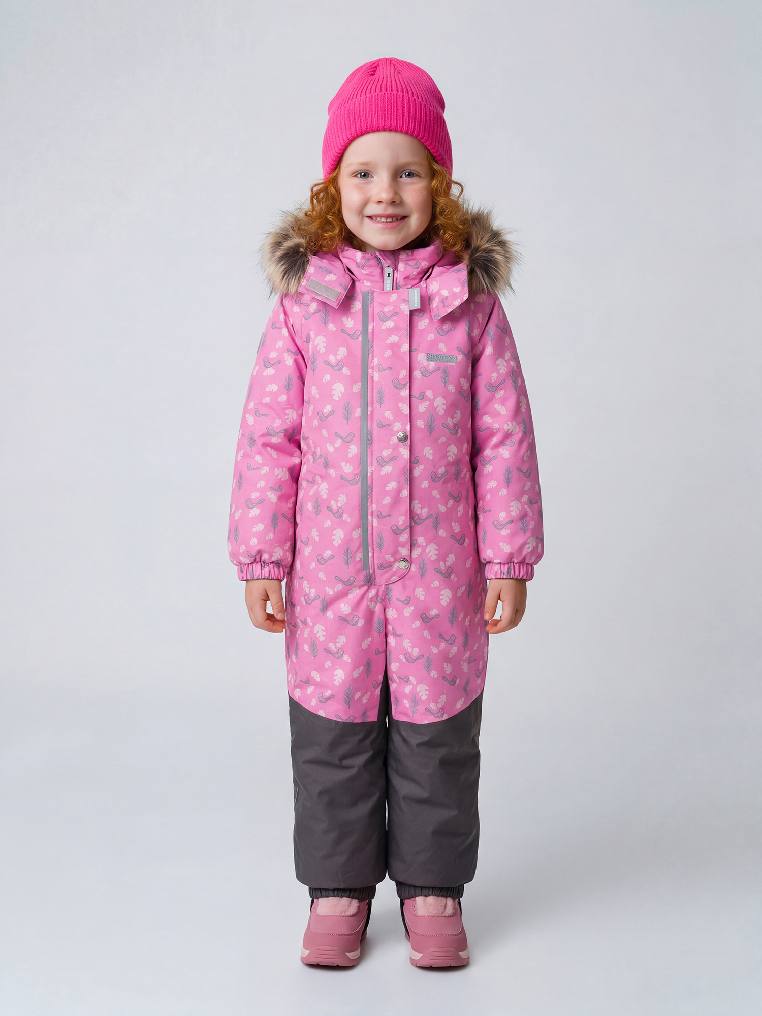 Изображение товара Комбинезон утепленный для девочек Kerry Juliet, Розовый Изображение товара Комбинезон утепленный для девочек Kerry Juliet, Розовый