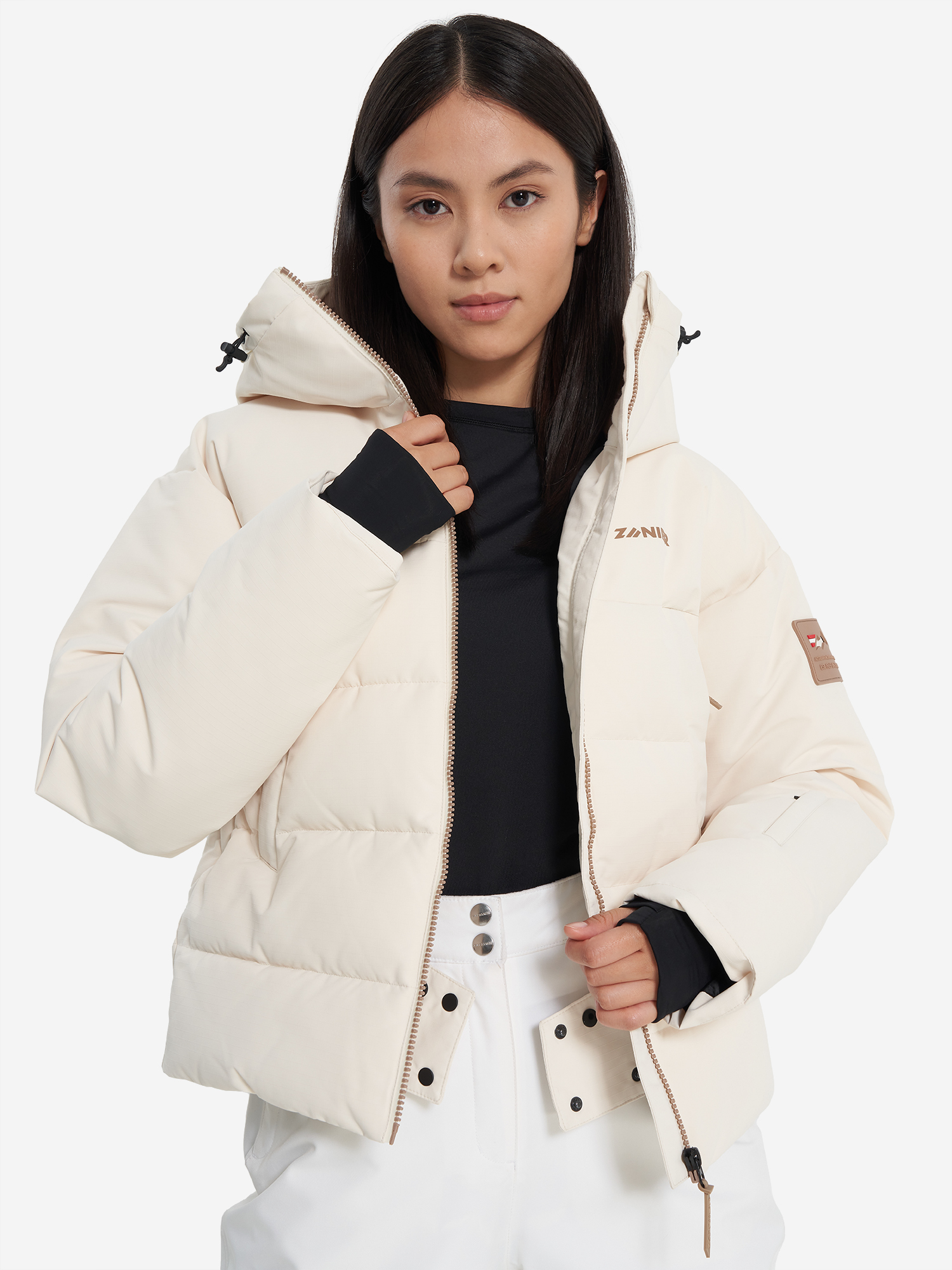 Пуховик женский Zanier Бежевый 12999₽
