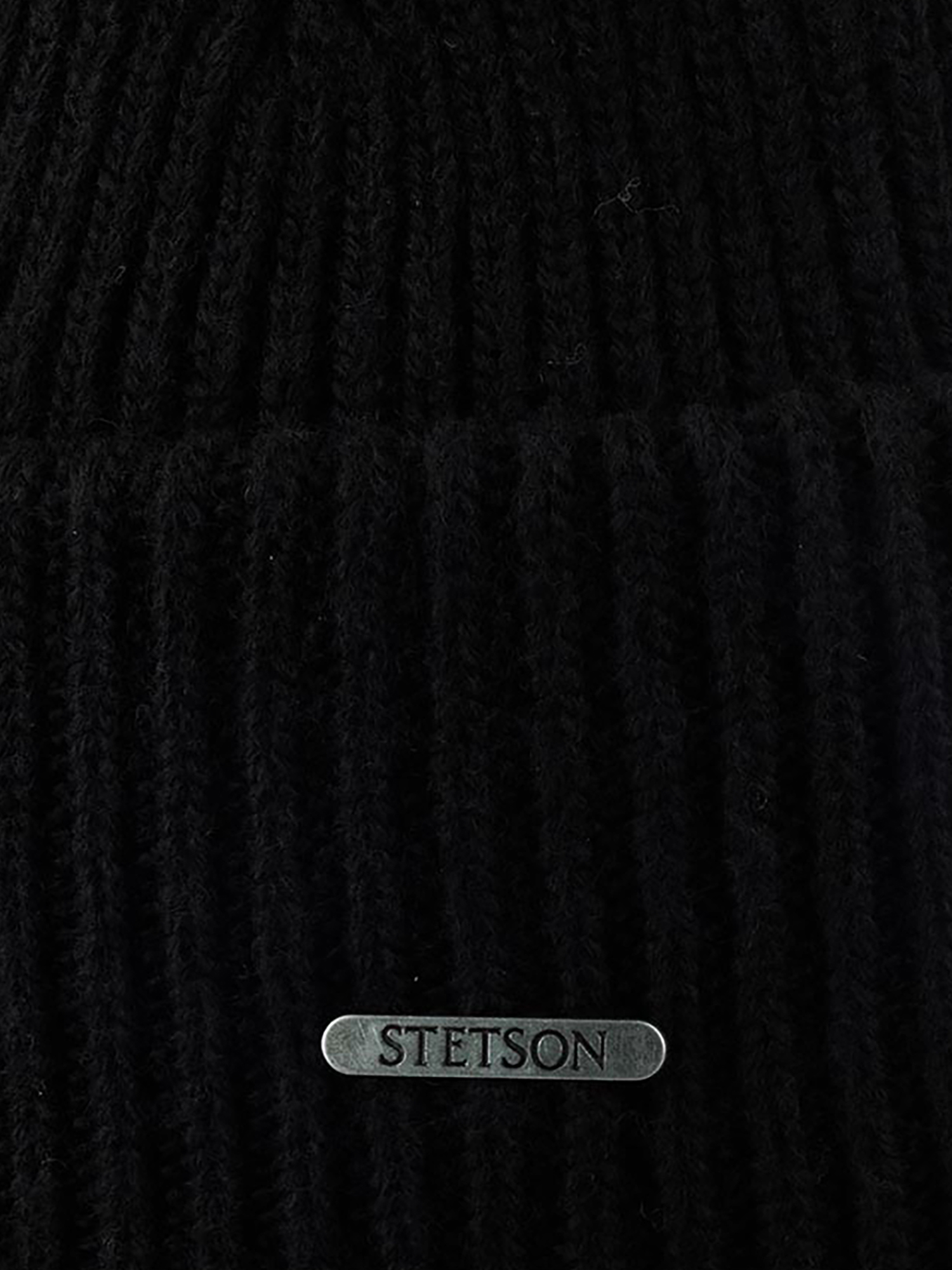 Шапка с отворотом STETSON 8599382 BEANIE WOOL (черный), Черный 02-750XDOXS9Z-09, размер Без размера - фото 4