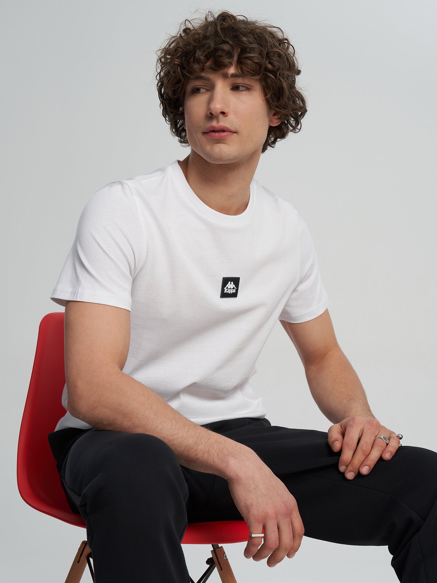 Изображение товара Мужская футболка Kappa с логотипом для спорта и повседневной носки