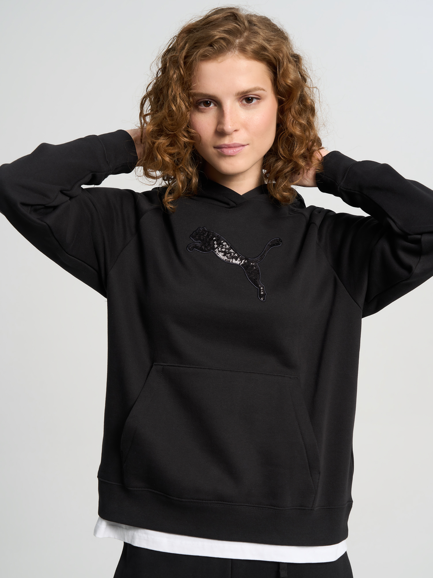 Худи женское PUMA, Черный