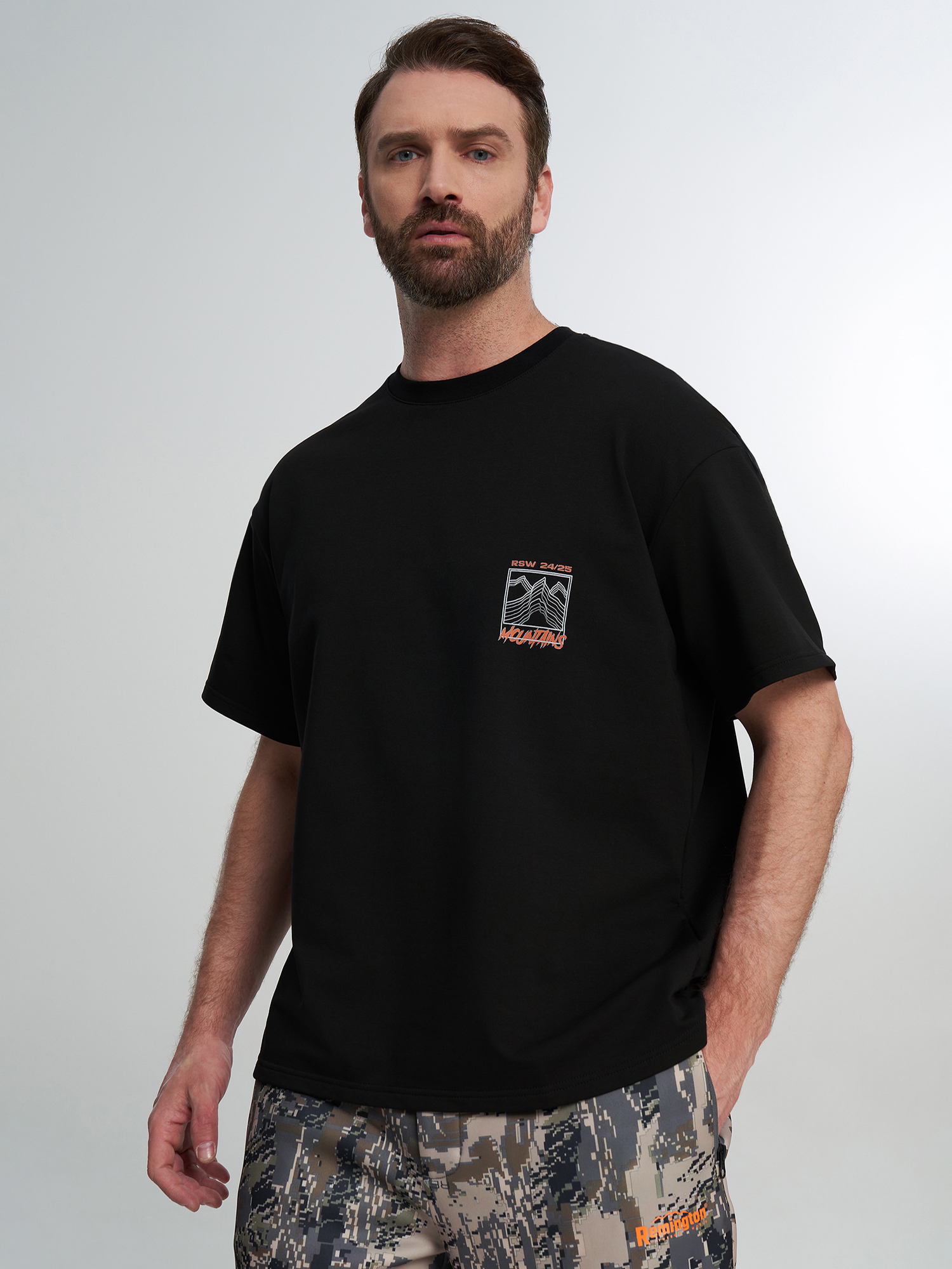 

Футболка мужская Remington Mountains, Черный