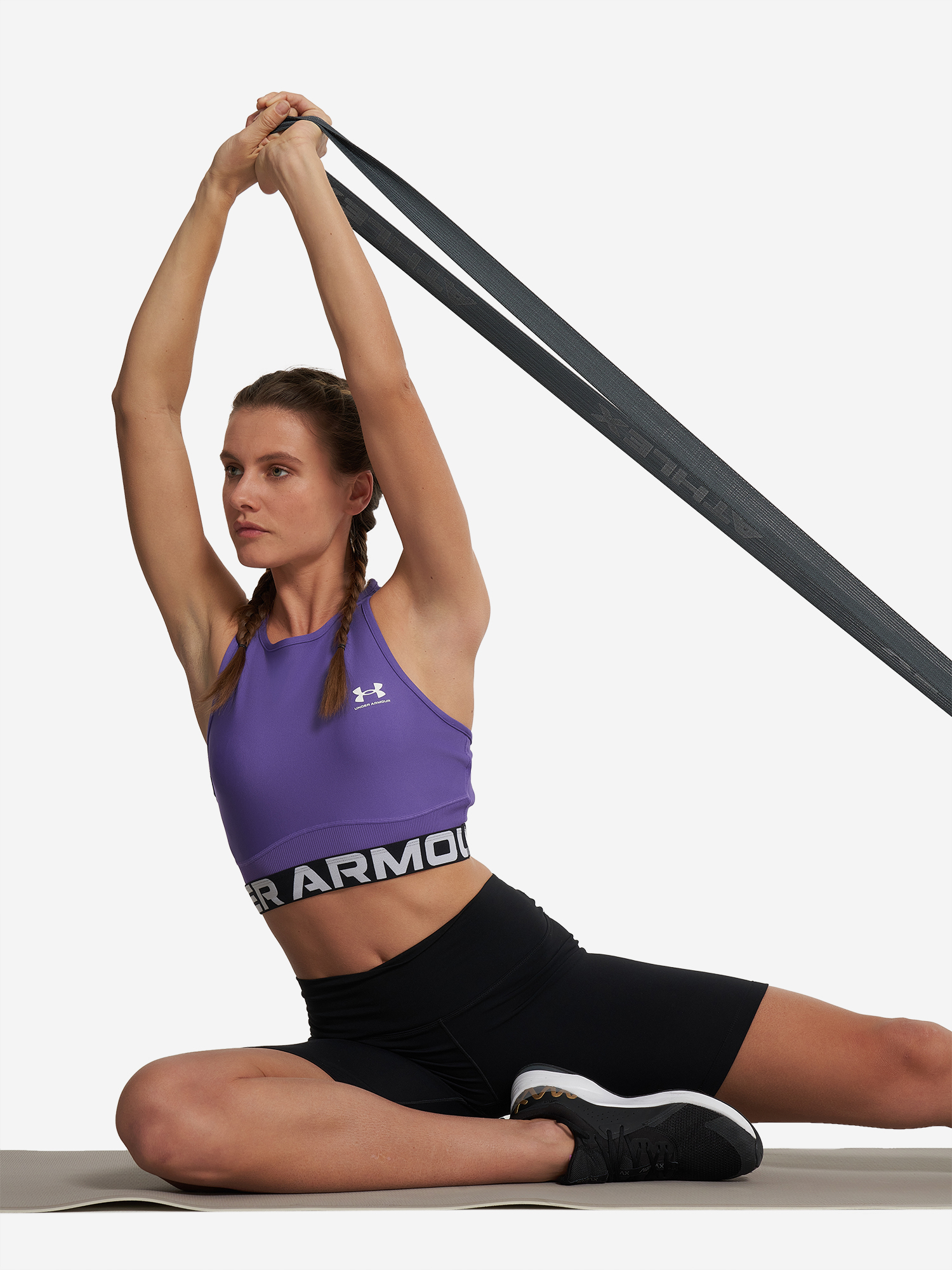 фото Майка женская under armour, фиолетовый