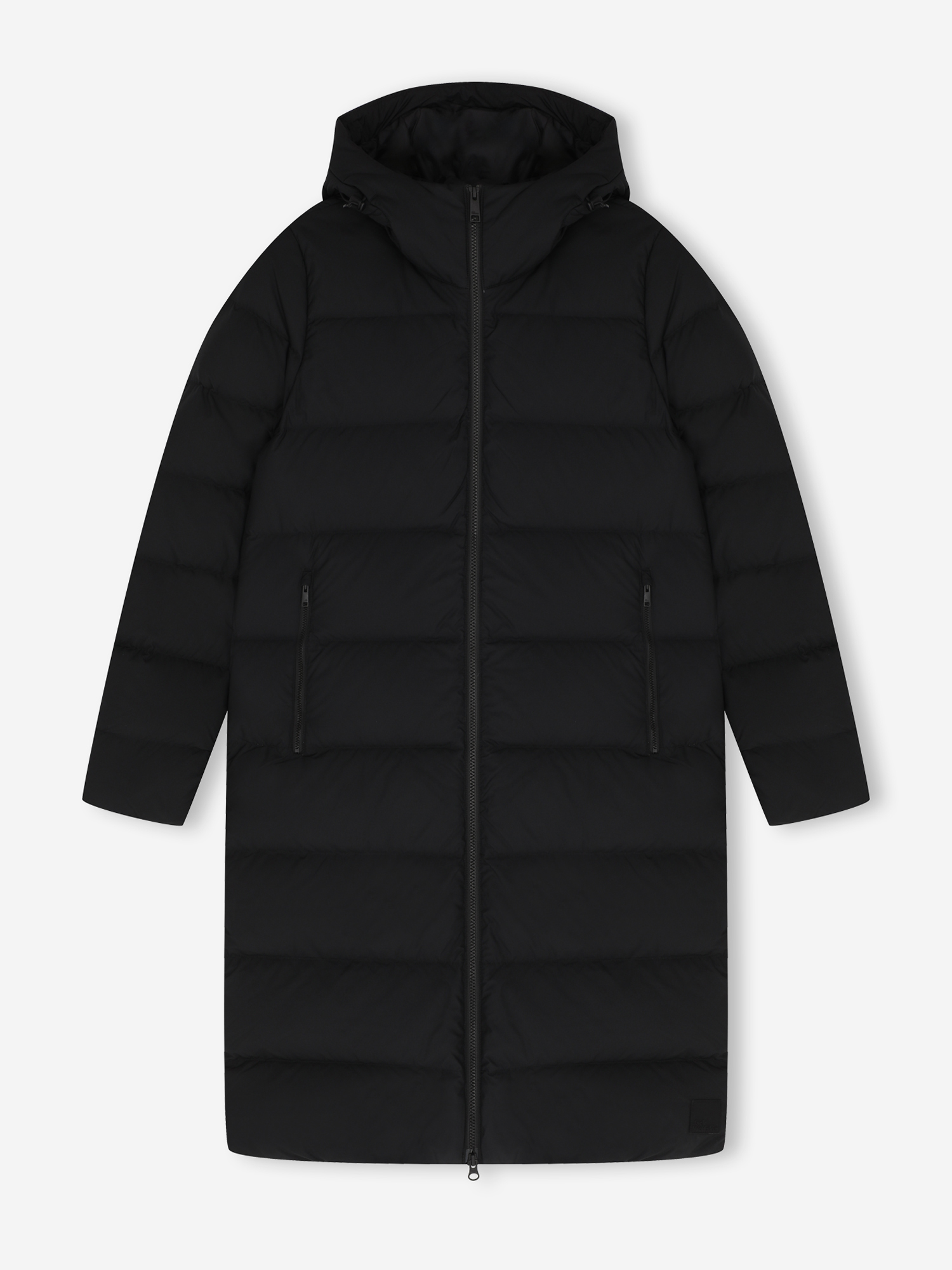 Пальто пуховое Jack Wolfskin Frozen Palace, черный, арт. 1204133j01-6000