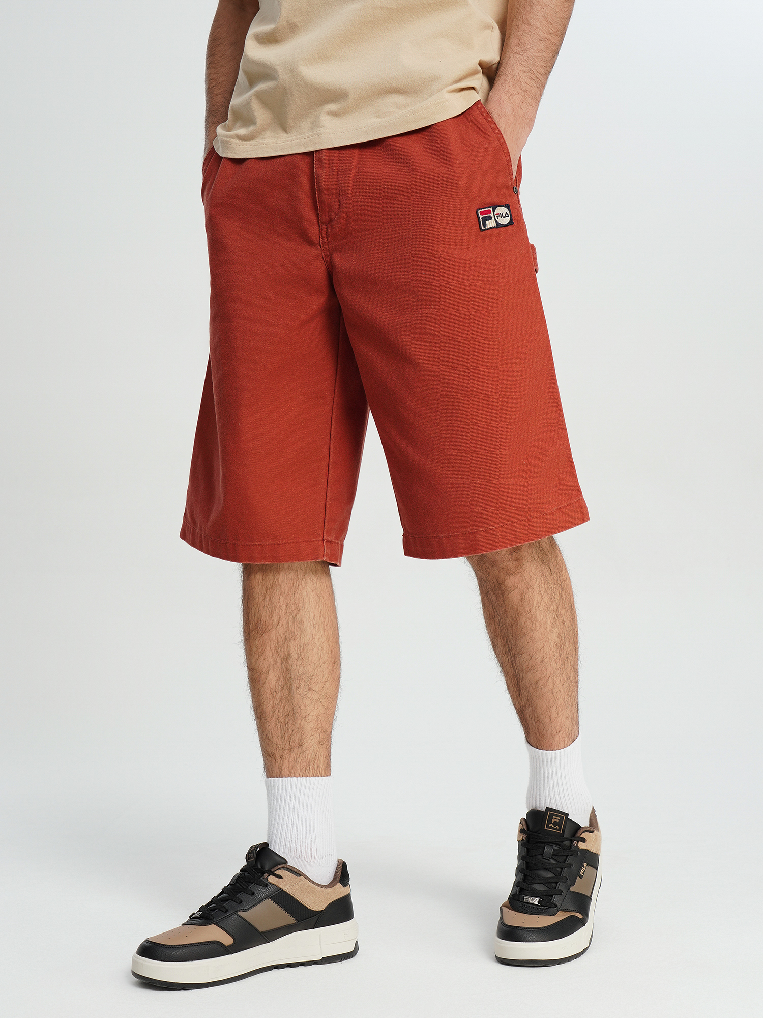 Шорты FILA, красный, арт. 141303FLA-54