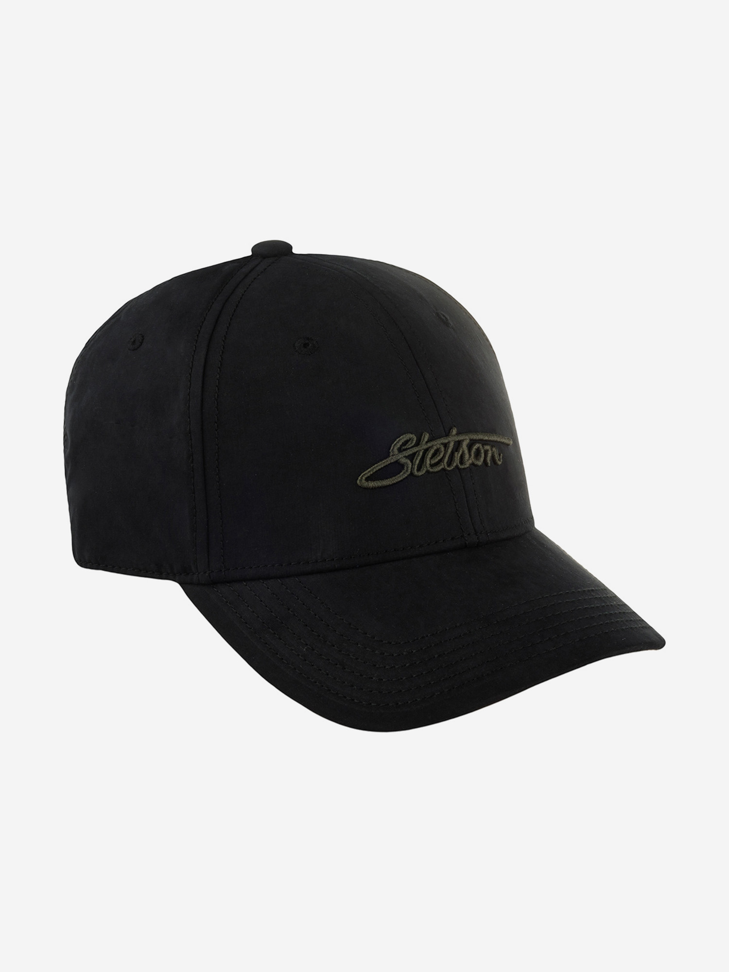 Бейсболка STETSON 7721148 BASEBALL CAP WAXED COTTON WR (черный), Черный 02-873XDOXS9Z-09, размер Без размера - фото 2