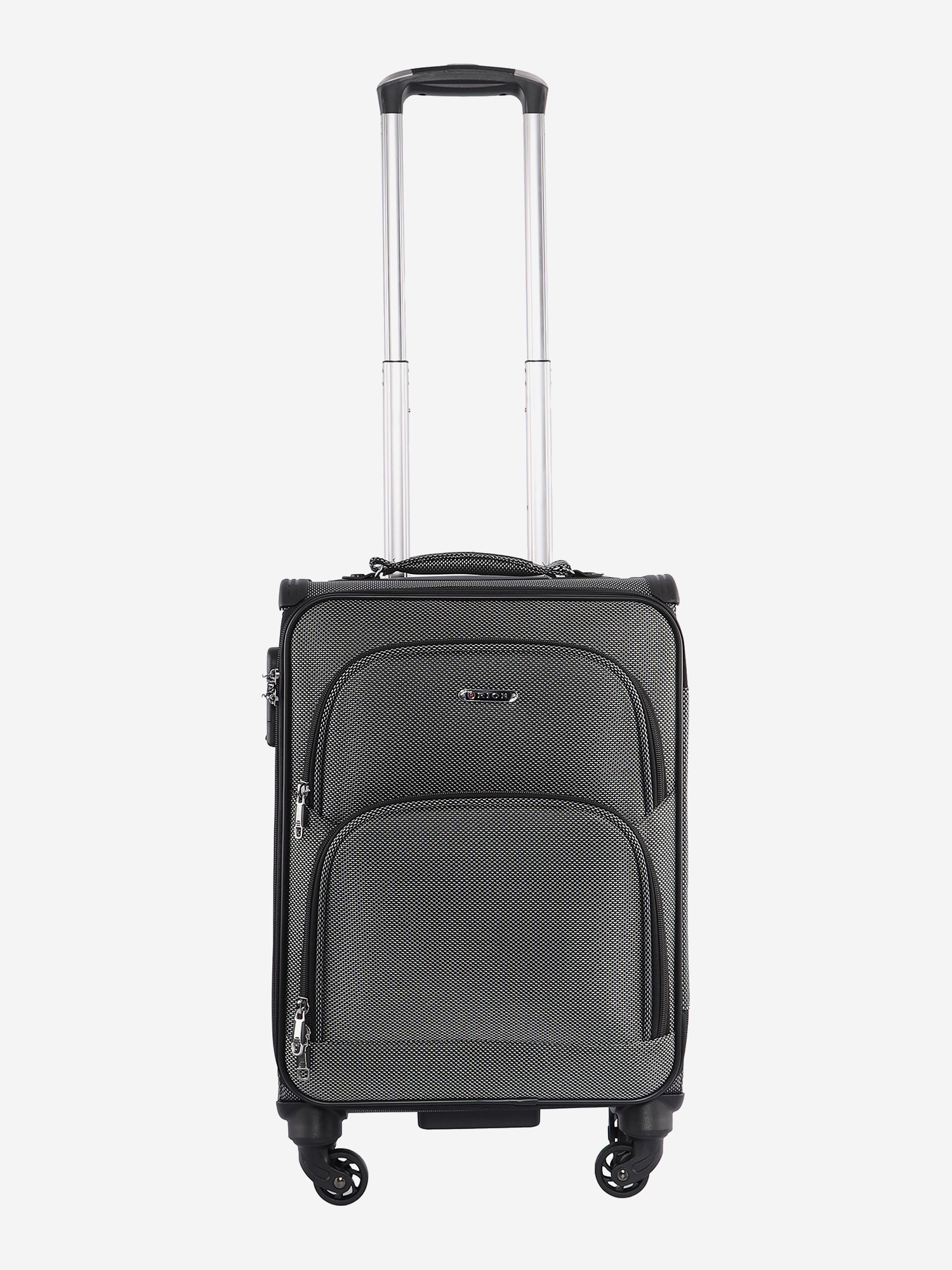 Изображение товара Чемодан Рион+ Жемчужно-серый 38л легкий и прочный для активных путешествий