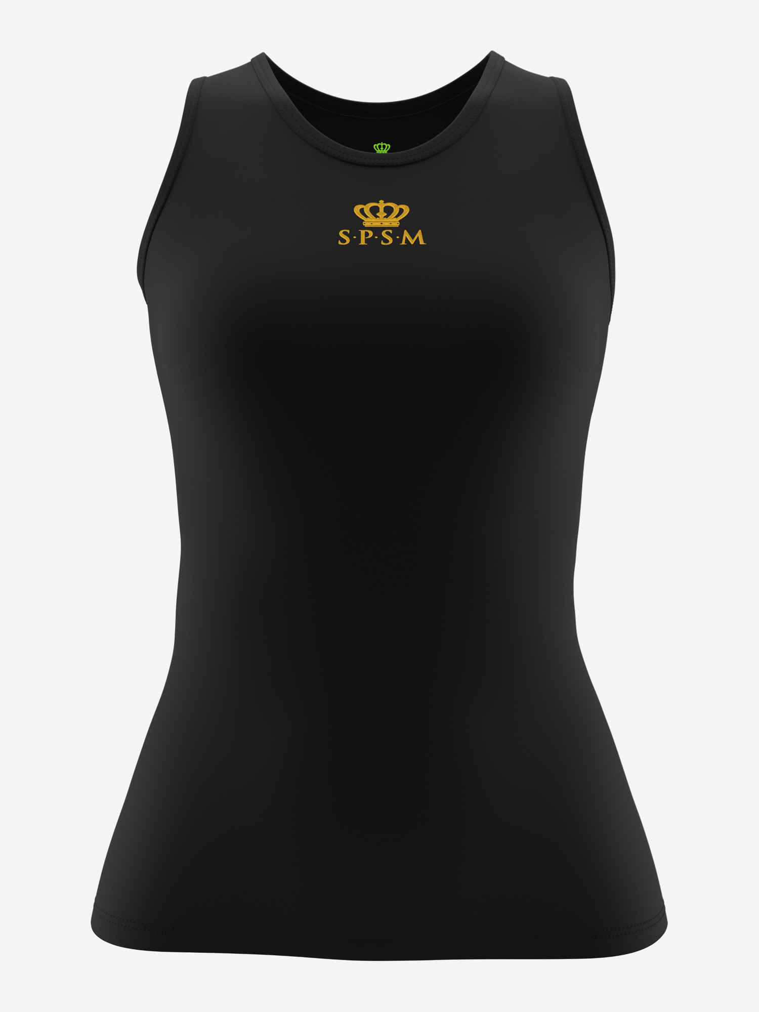 Изображение товара Спортивная майка SPSM для детей женщин, облегающий покрой, всесезонная, черная