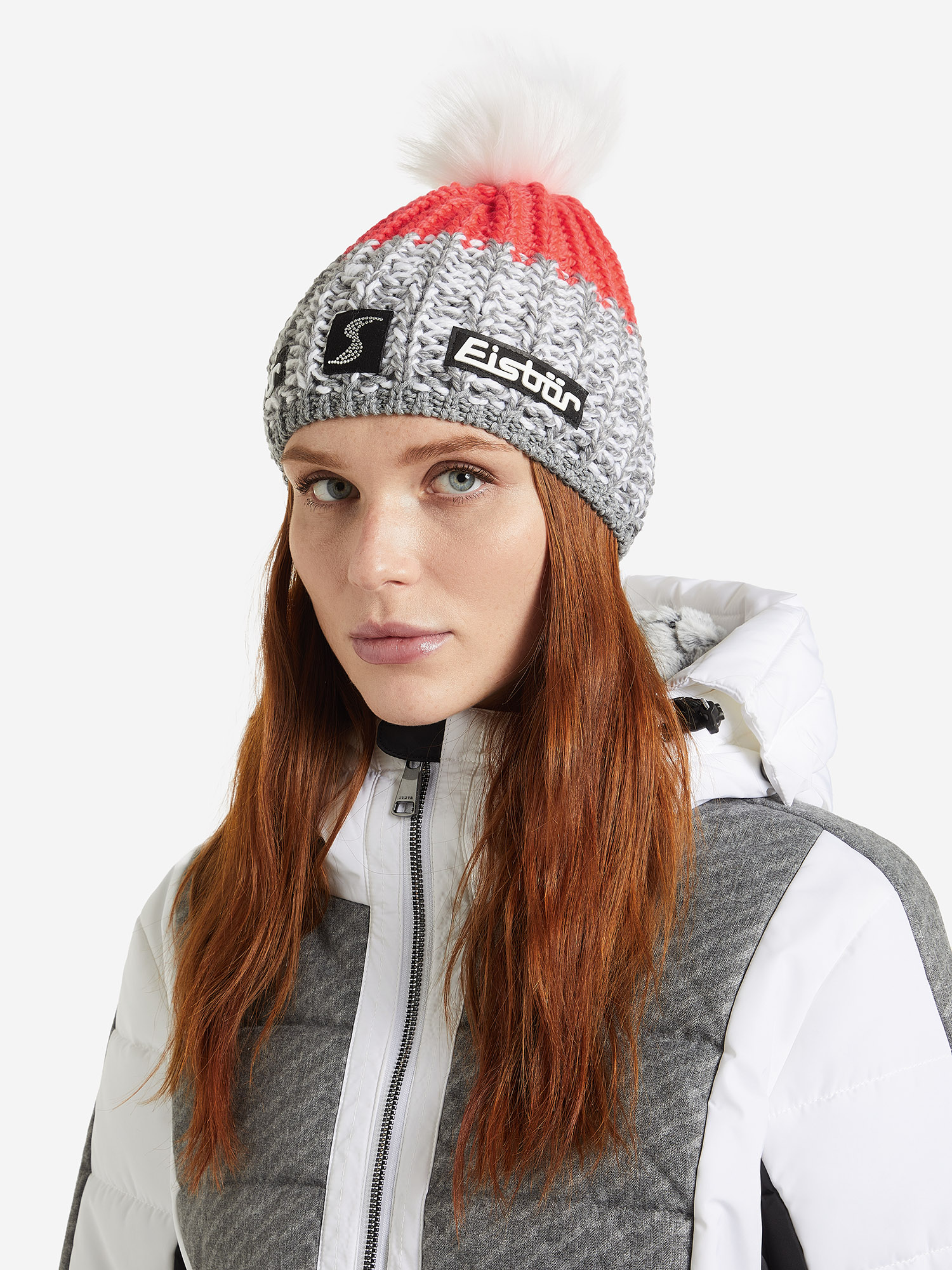 фото Шапка eisbaer focus lux crystal, серый