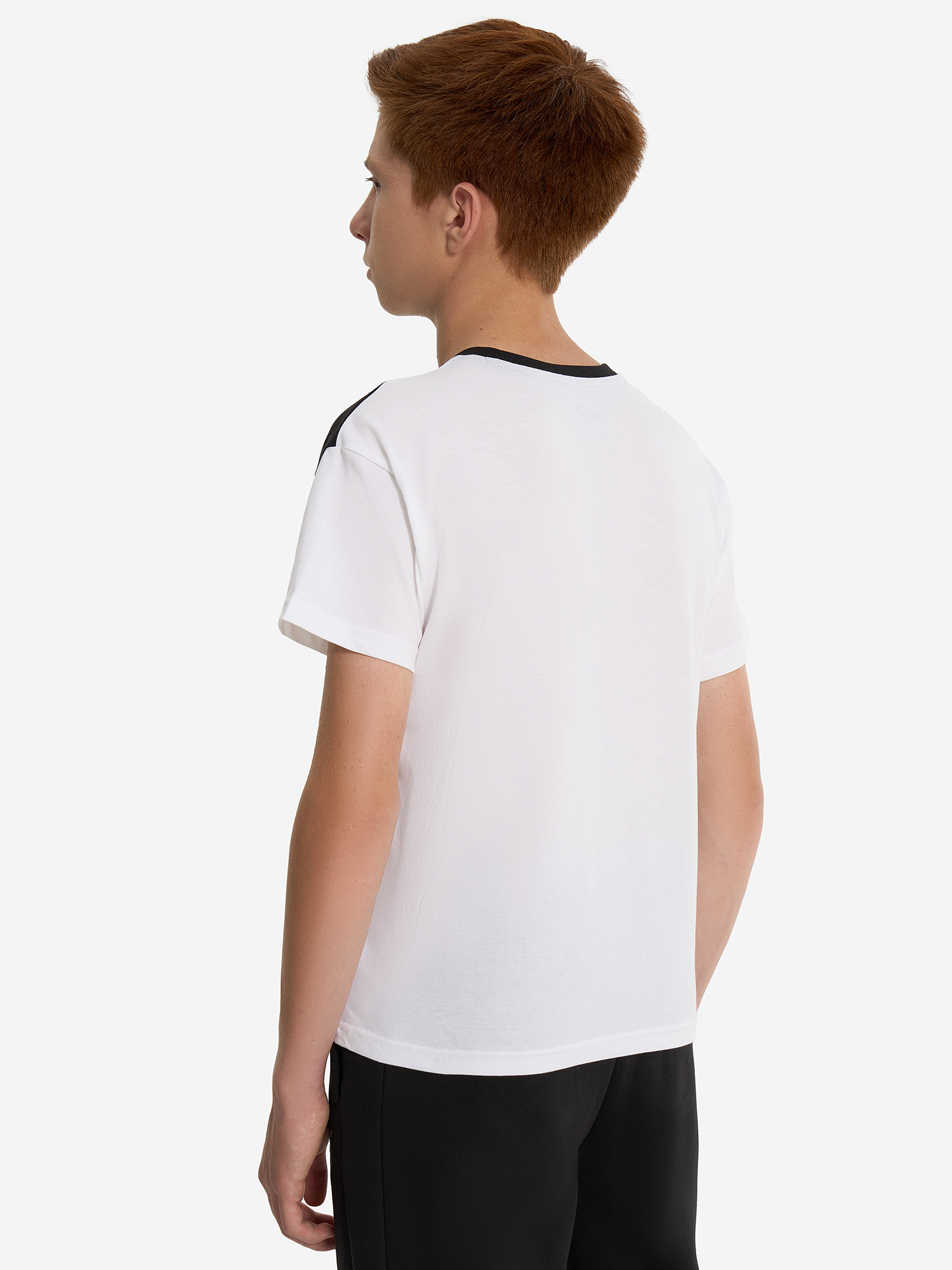 фото Футболка для мальчиков puma power colorblock, белый