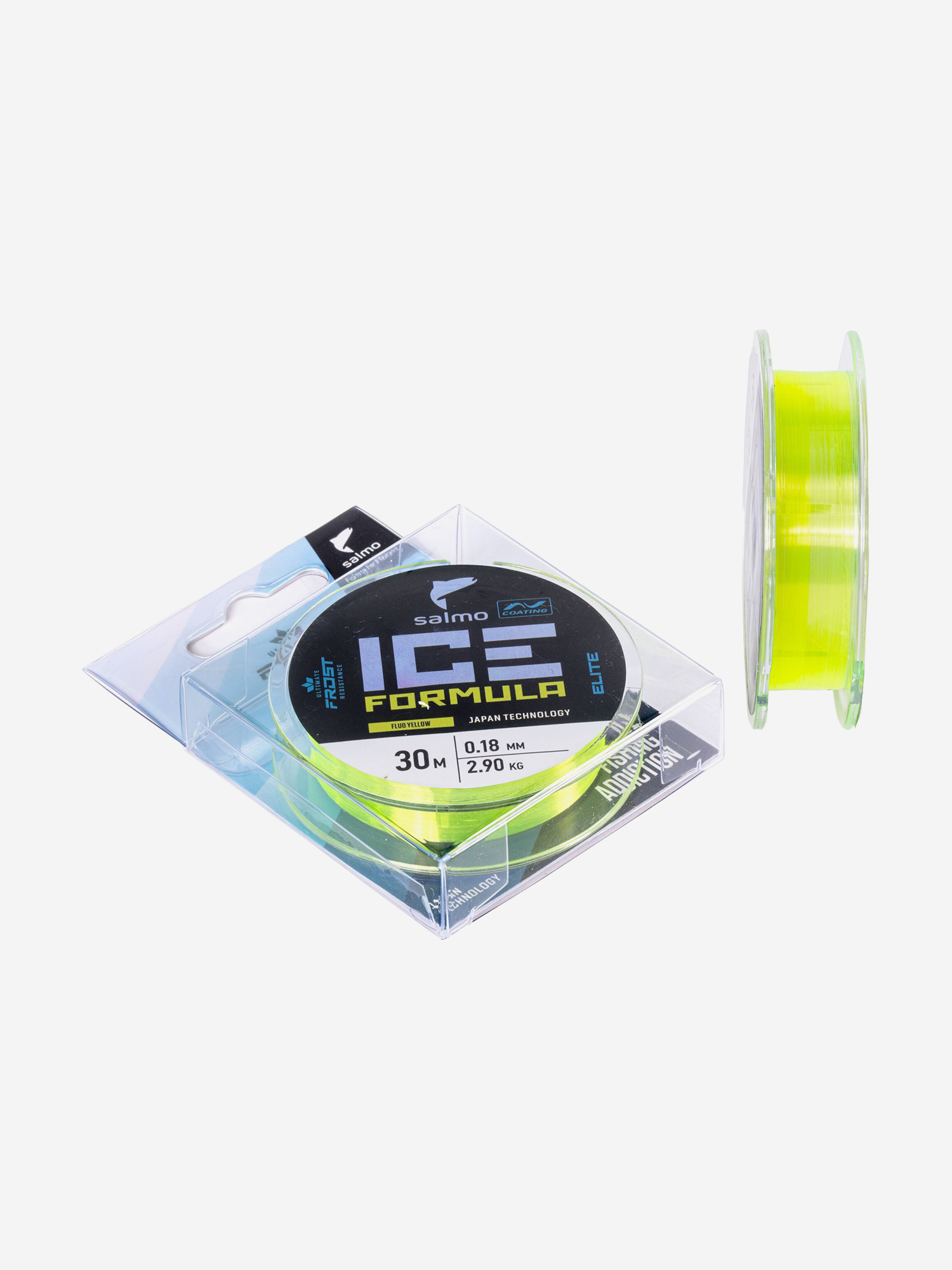 Изображение товара Леска для зимней рыбалки монофильная Salmo Elite ICE FORMULA Fluo Yellow 30 м