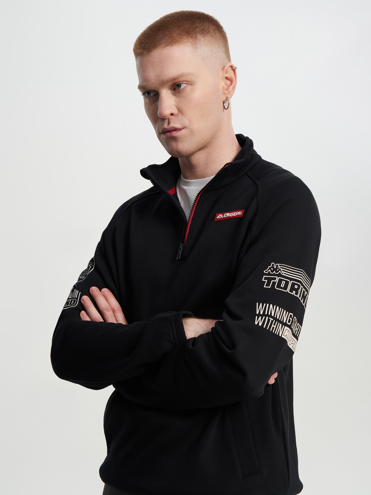Толстовка мужская Kappa, Черный