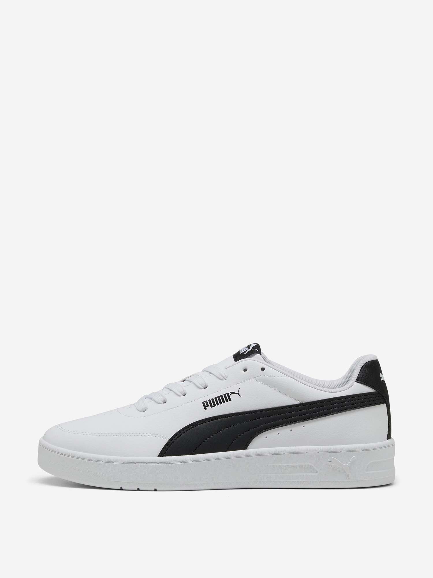 Изображение товара Мужские кеды PUMA Court Classic Clean Белый черный спортивный стиль лето демисезон