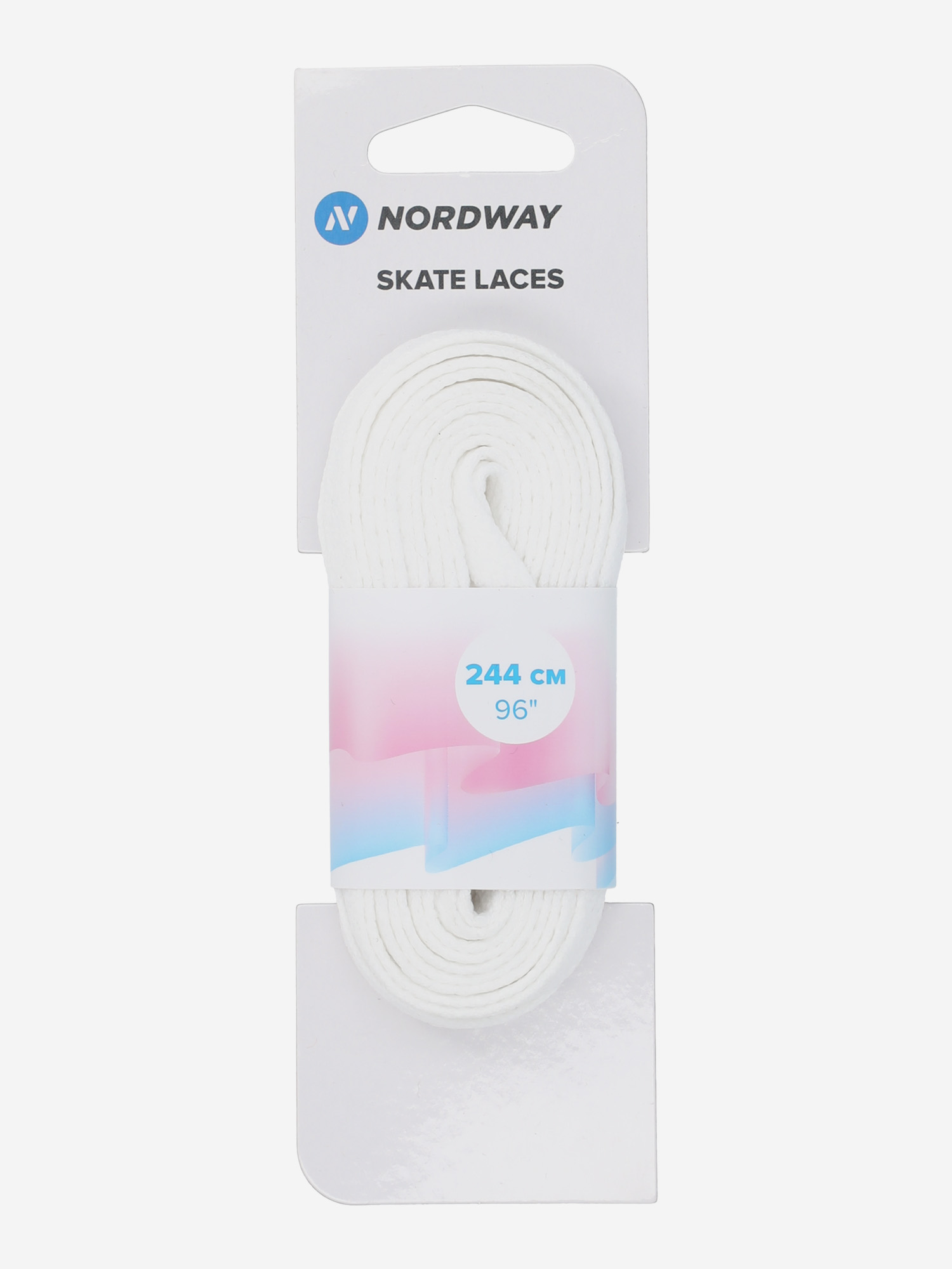 фото Шнурки для коньков nordway, белый