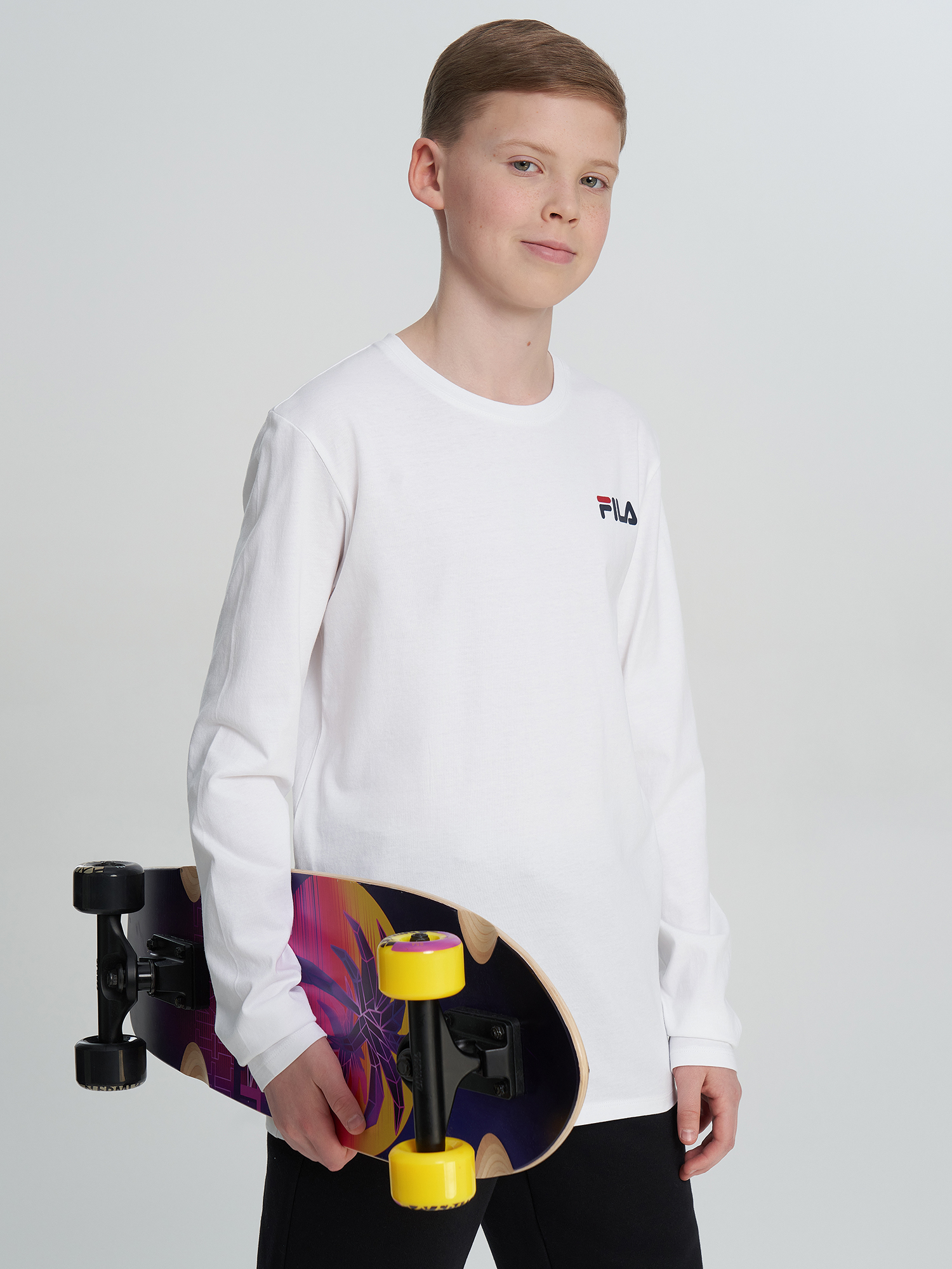 

Лонгслив для мальчиков FILA, Белый