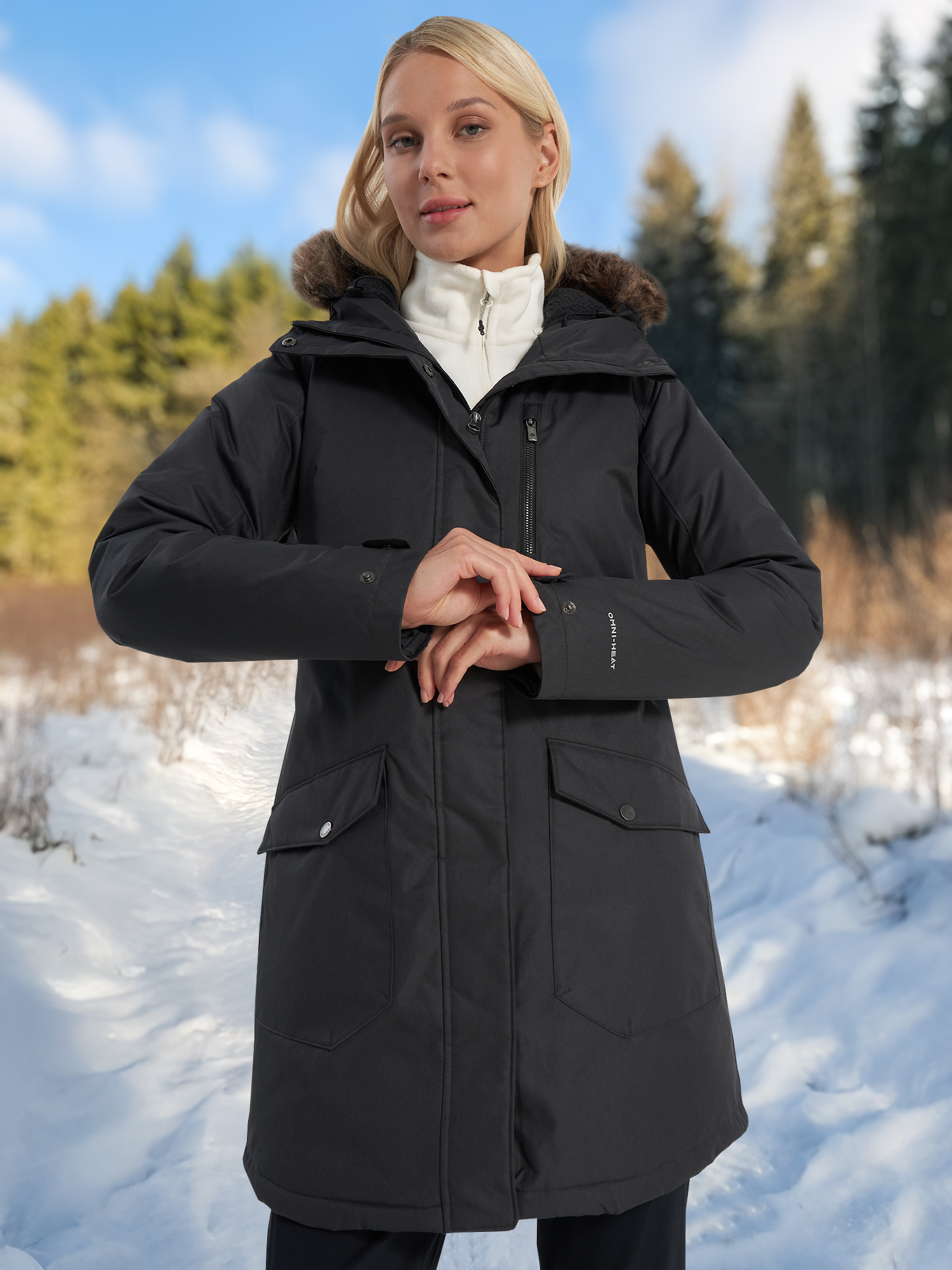 Куртка утепленная Columbia Suttle Mountain Long Insulated Jacket, черный, арт. 1799751clb-012