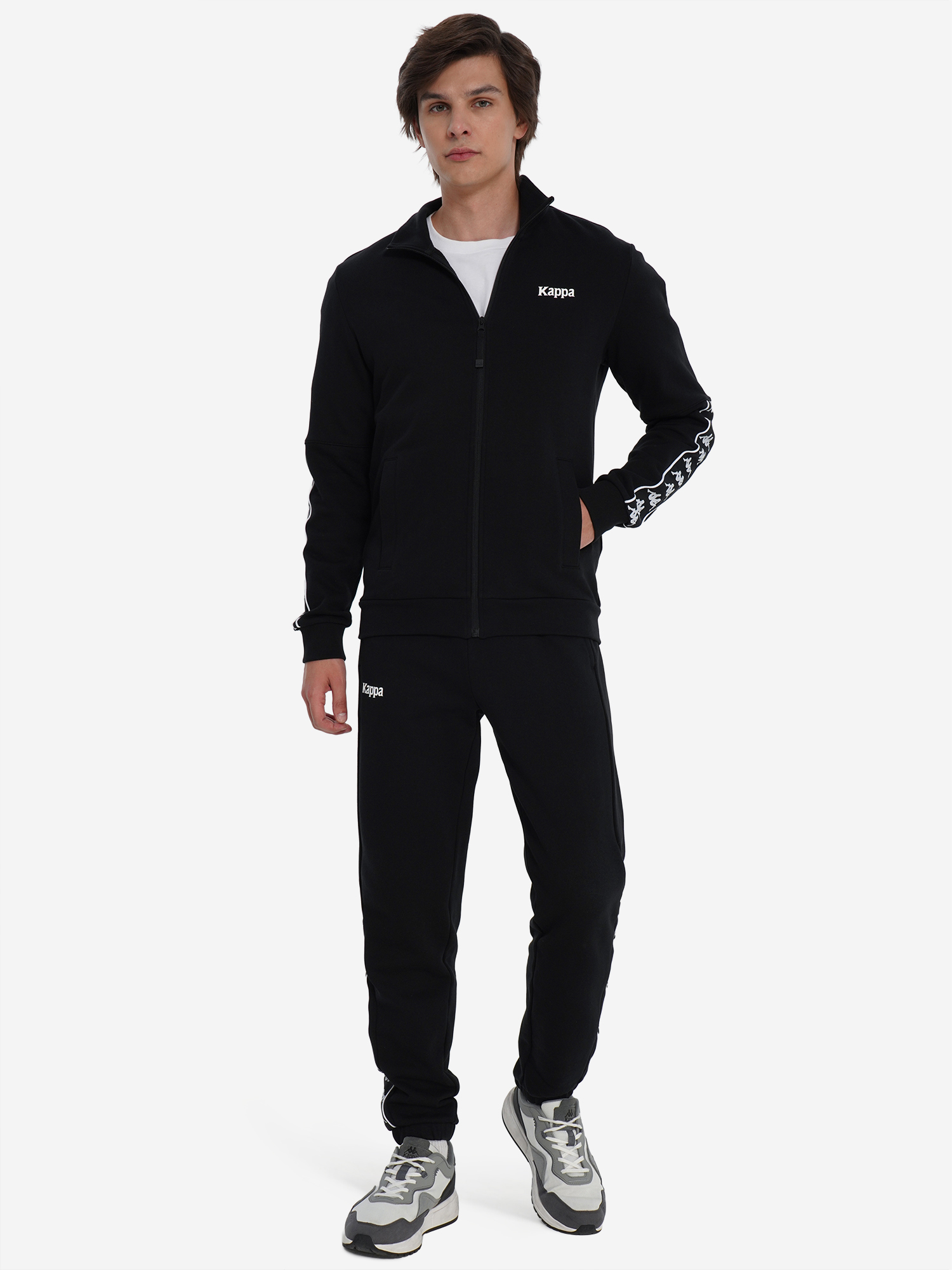 Костюм мужской Kappa Banda d’Origini, черный, арт. 142757KAP-99