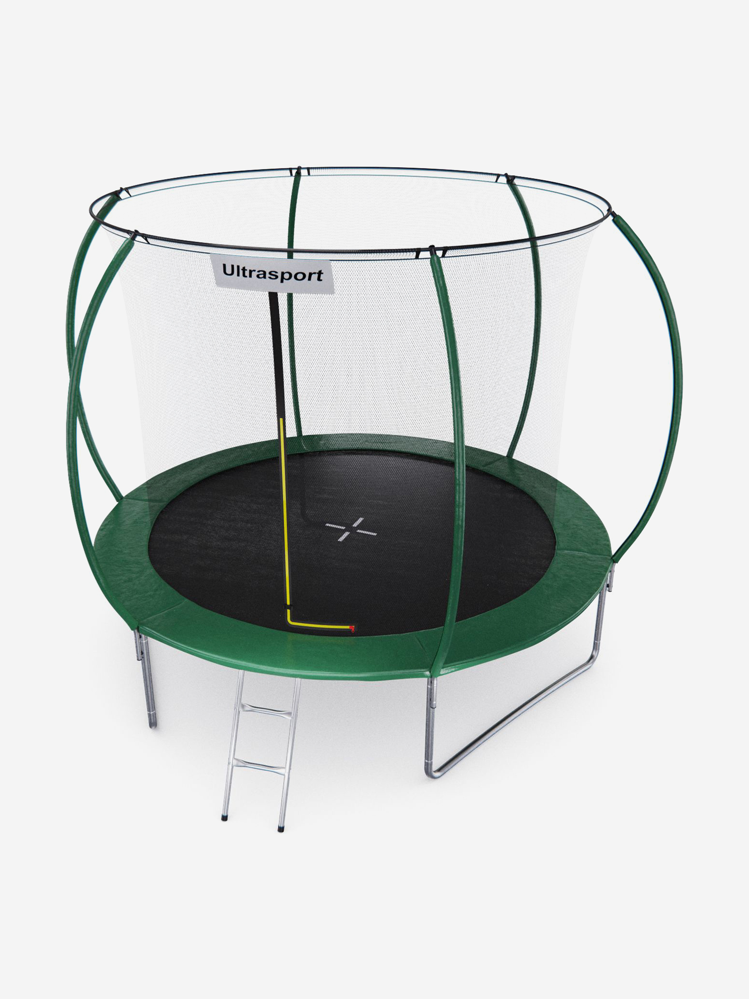 

Батут DFC ULTRASPORT 10 ft с внутренней сеткой / лестница в комплекте, Зеленый