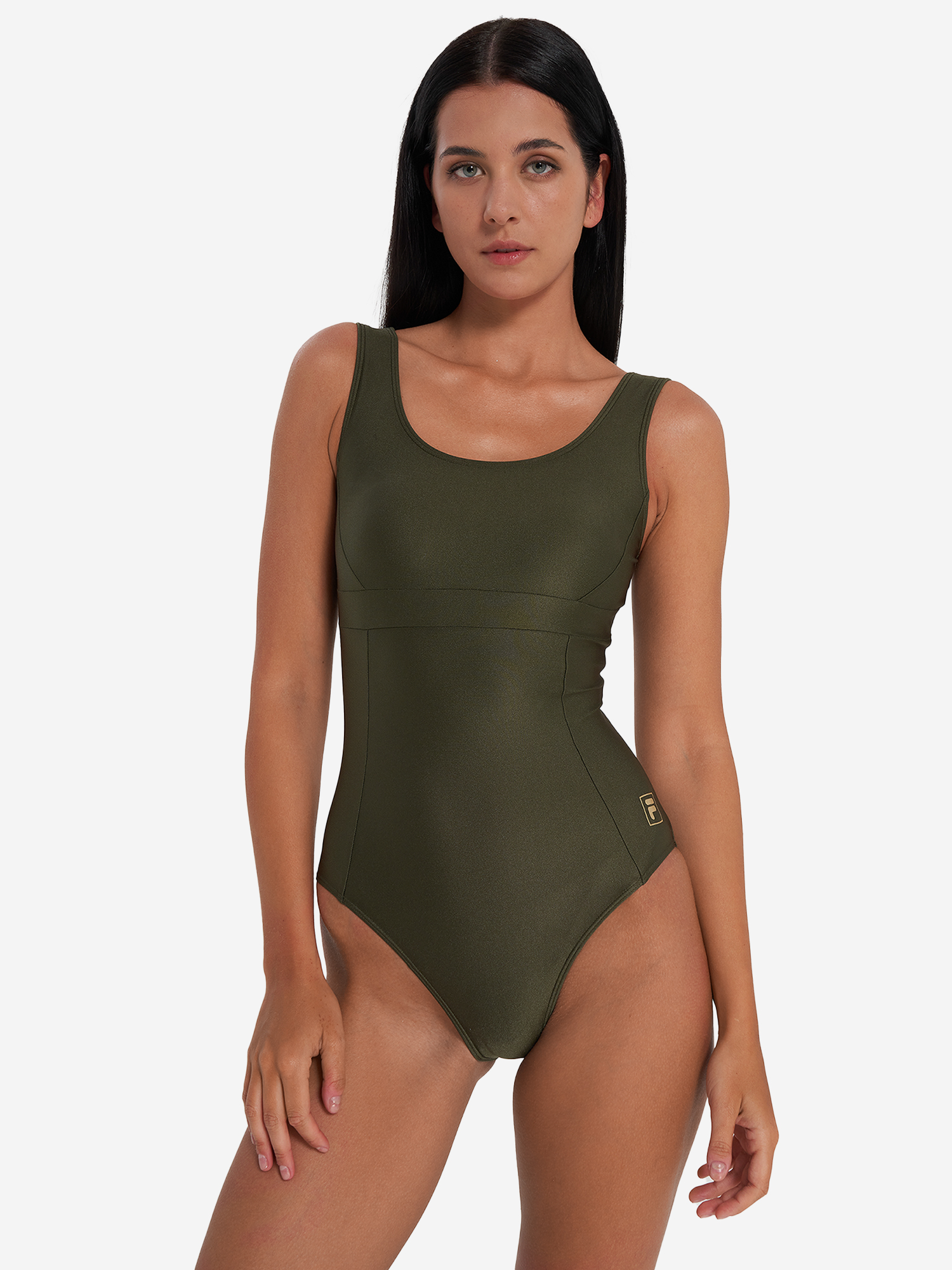 Купальник слитный FILA, зеленый, арт. 126153fla-74