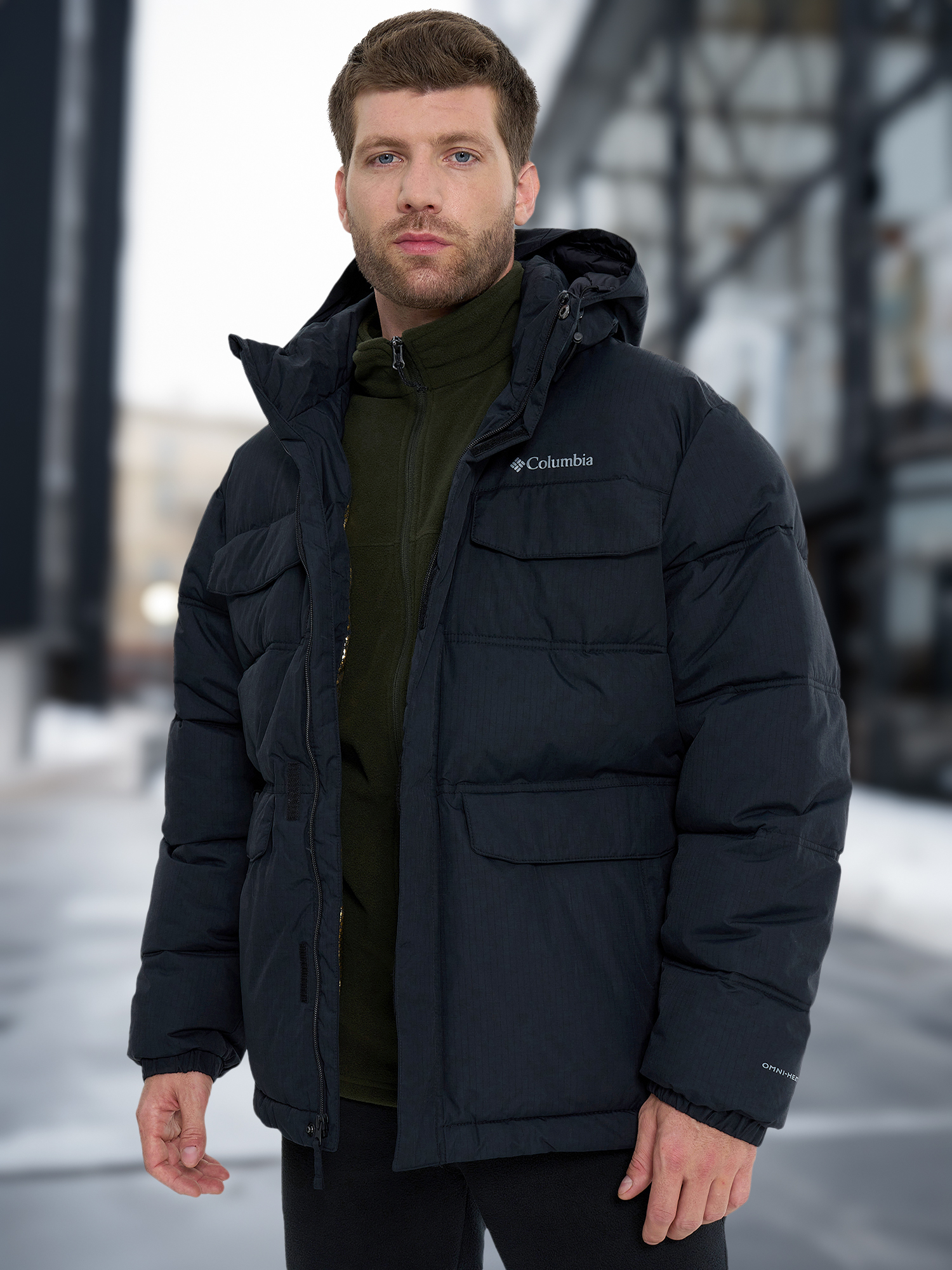 

Куртка утепленная мужская Columbia Landroamer Puffer Jacket, Черный