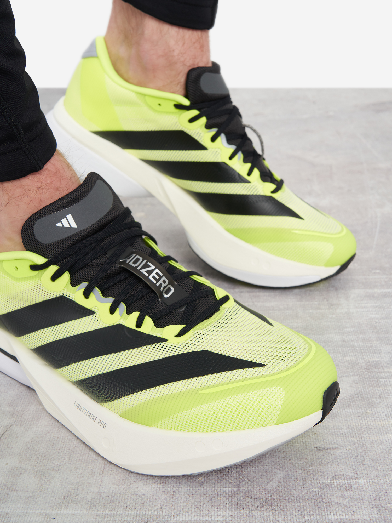 фото Кроссовки мужские adidas adizero boston 13, зеленый