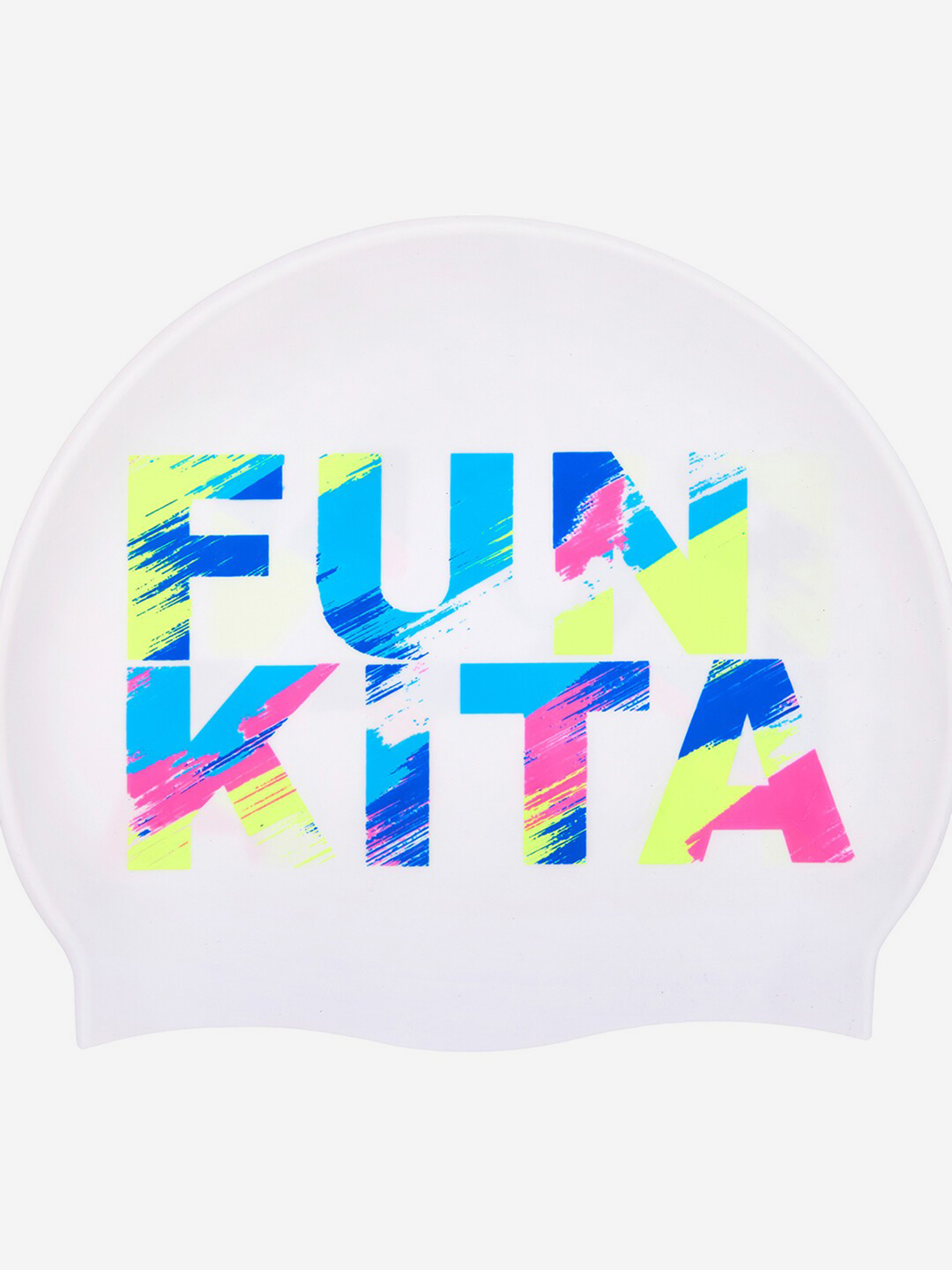 

Шапочка для плавания Funkita Streaky Strokes, Белый