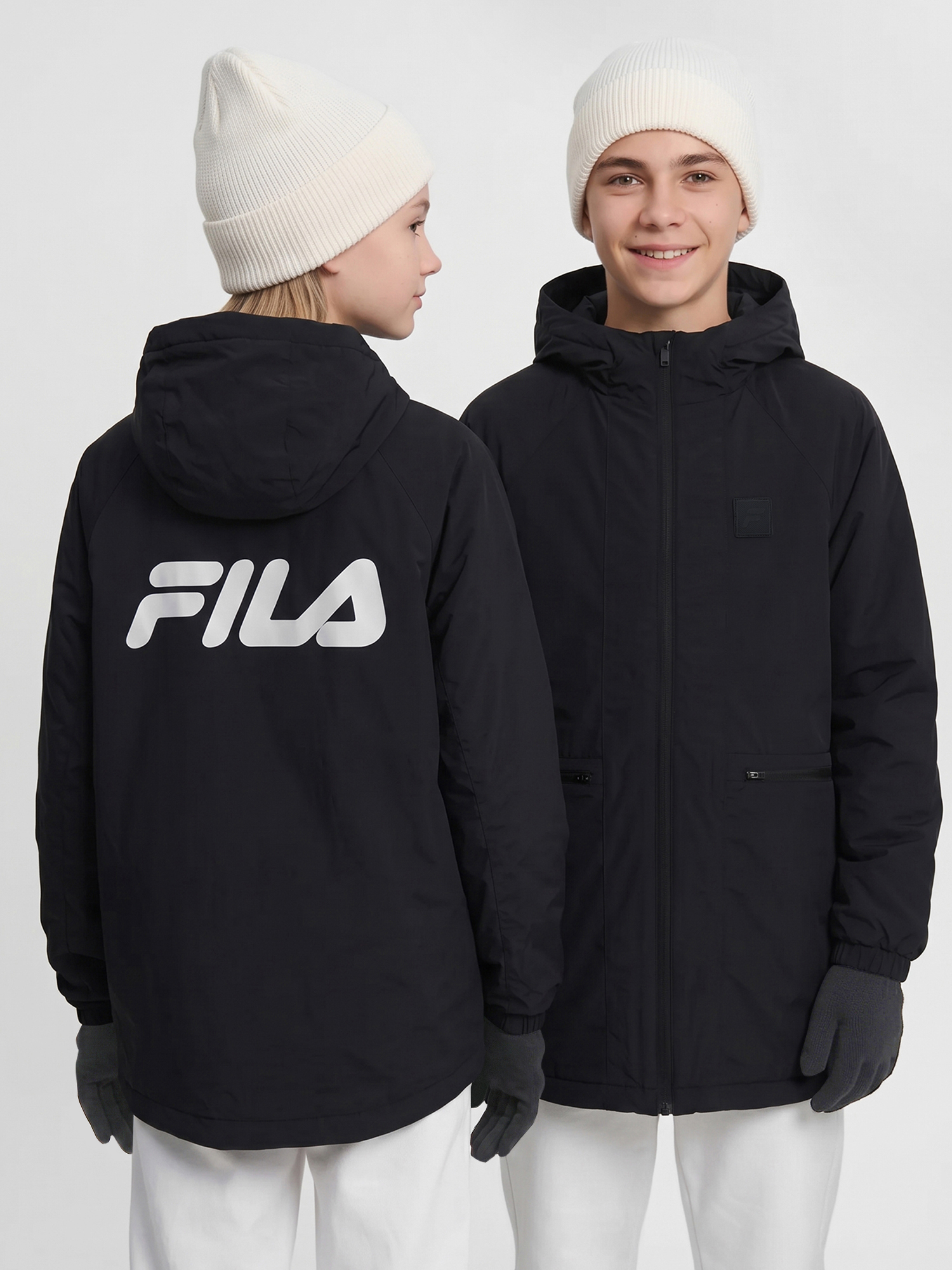 Изображение товара Детская утепленная куртка FILA для зимы с водоотталкивающей пропиткой Изображение товара Детская утепленная куртка FILA для зимы с водоотталкивающей пропиткой