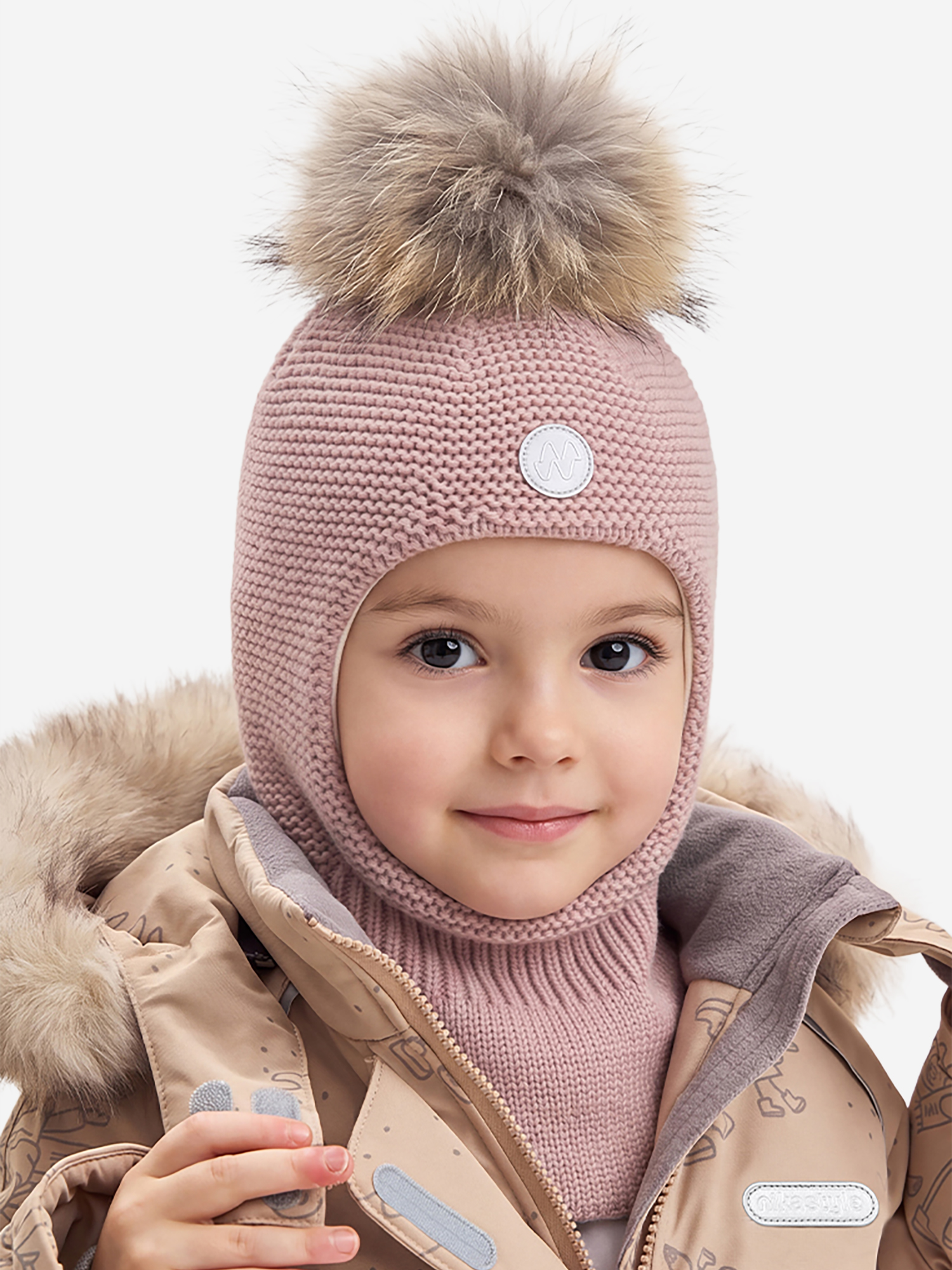 Изображение товара Балаклава NIKASTYLE, Пудра Изображение товара Балаклава NIKASTYLE, Пудра