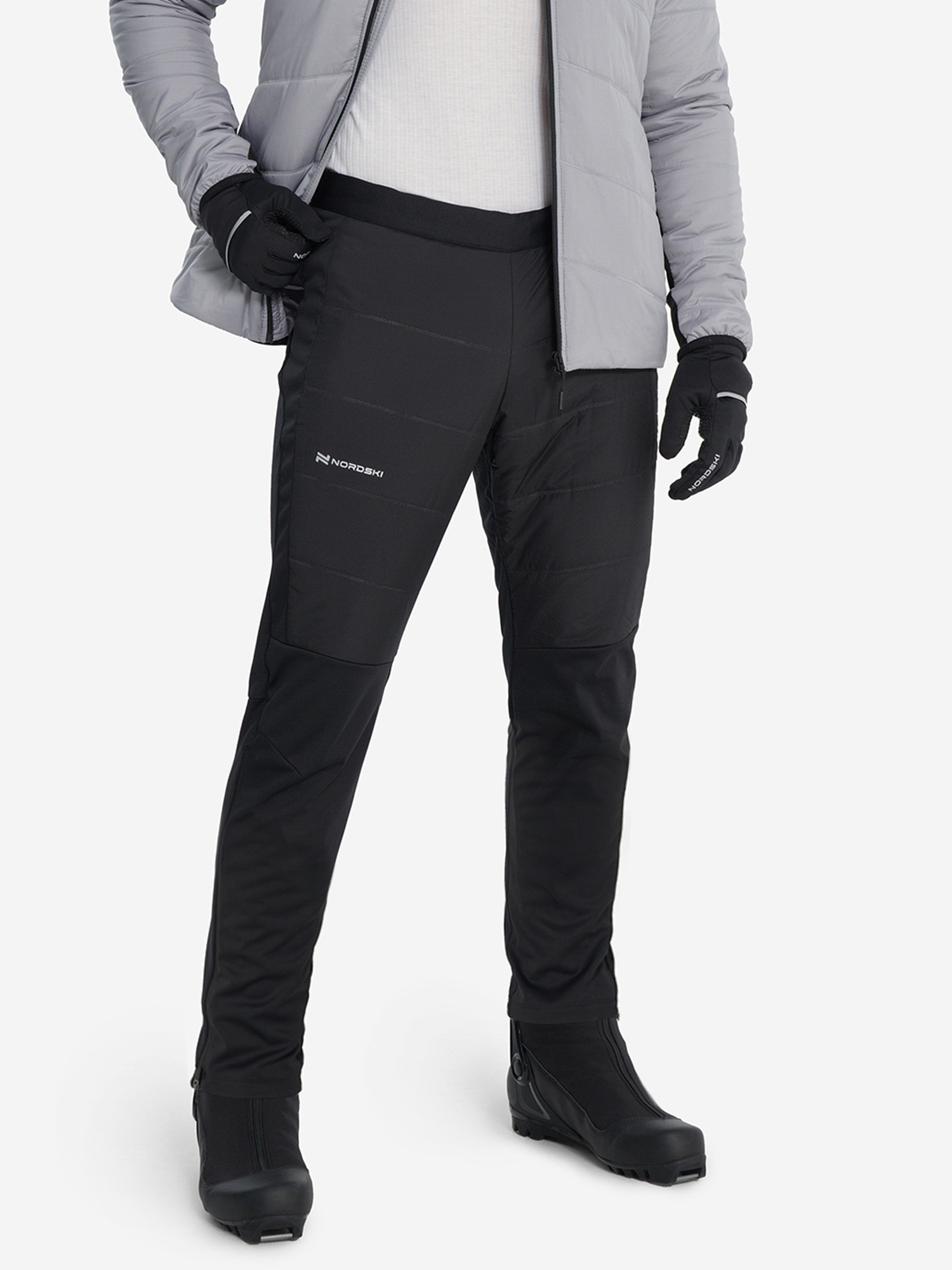 Брюки софтшелл Nordski Hybrid Pro 2.0, черный, арт. nsm557100n2v-100