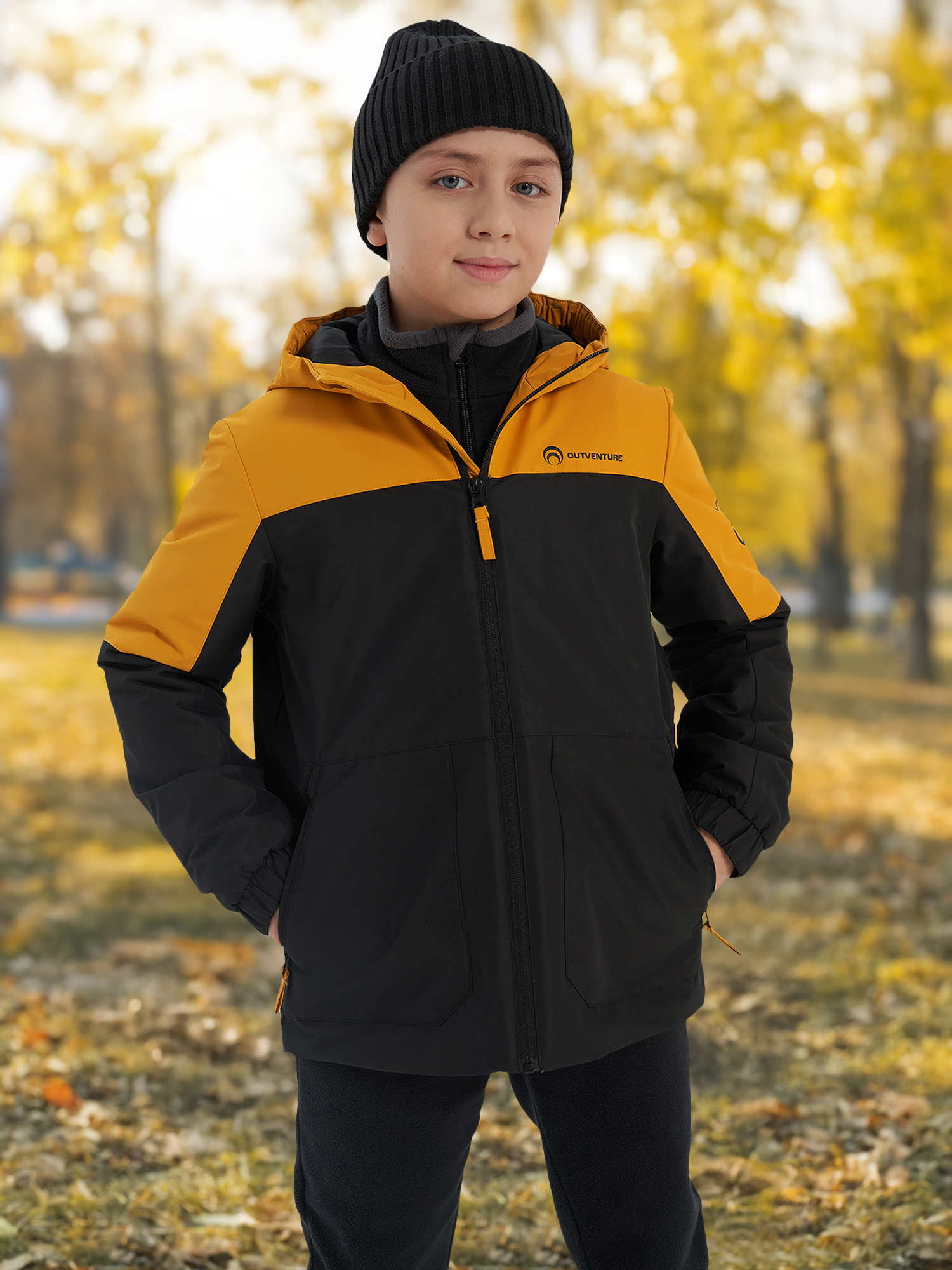 Изображение товара Легкая куртка для мальчиков Outventure с мембраной водоотталкивающей пропиткой и светоотражающими д Изображение товара Легкая куртка для мальчиков Outventure с мембраной водоотталкивающей пропиткой и светоотражающими д