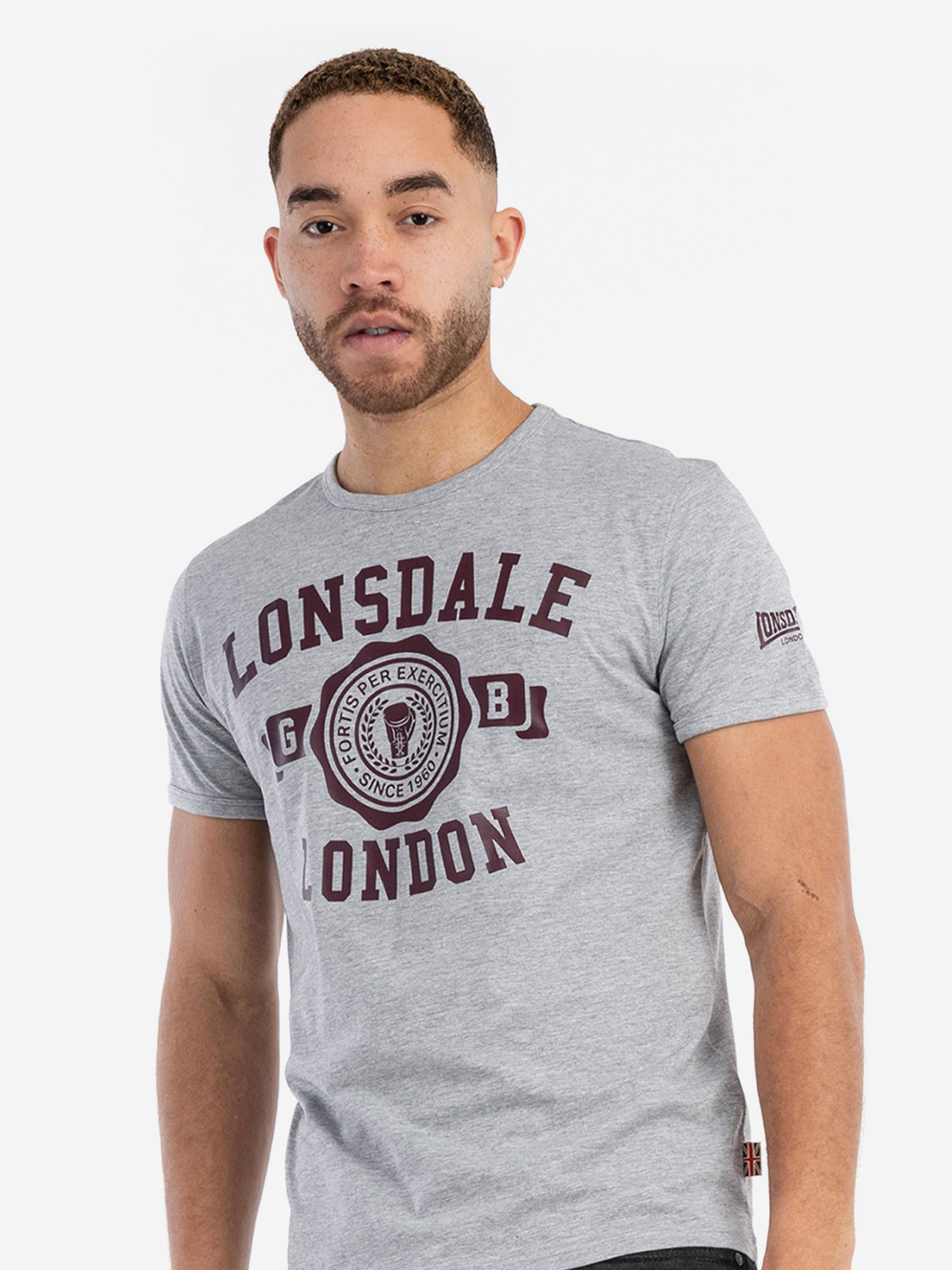 

Футболка мужская LONSDALE MURRISTER, Серый