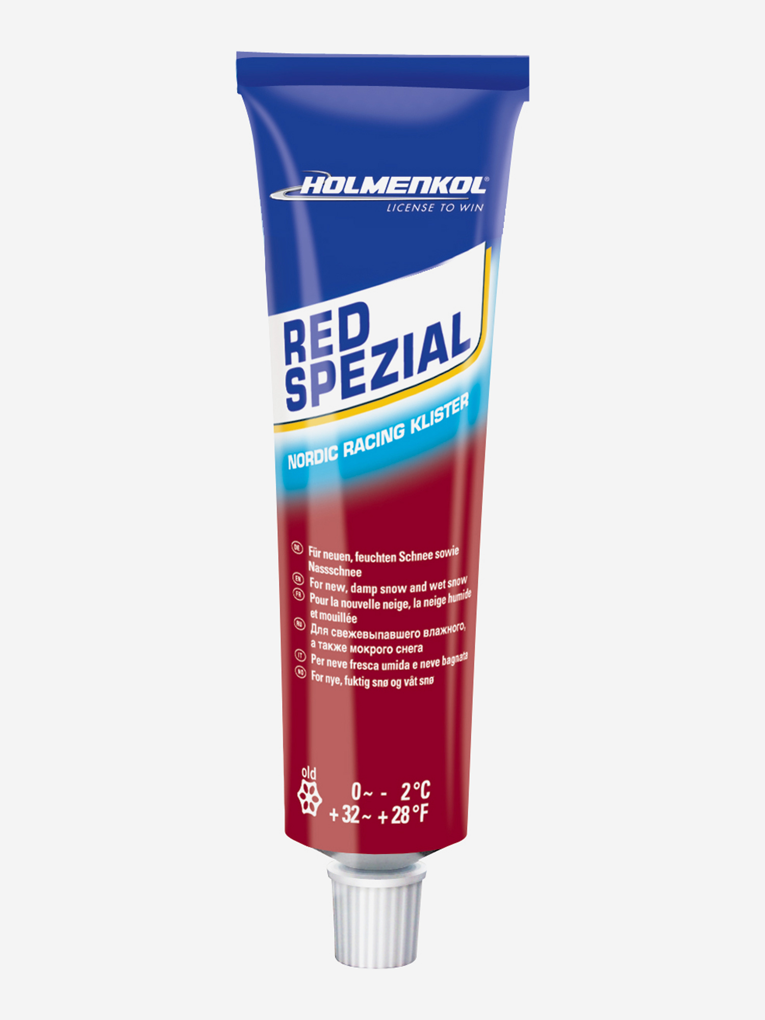 

Мазь держания для беговых лыж HOLMENKOL Klister Red Spezial, Красный