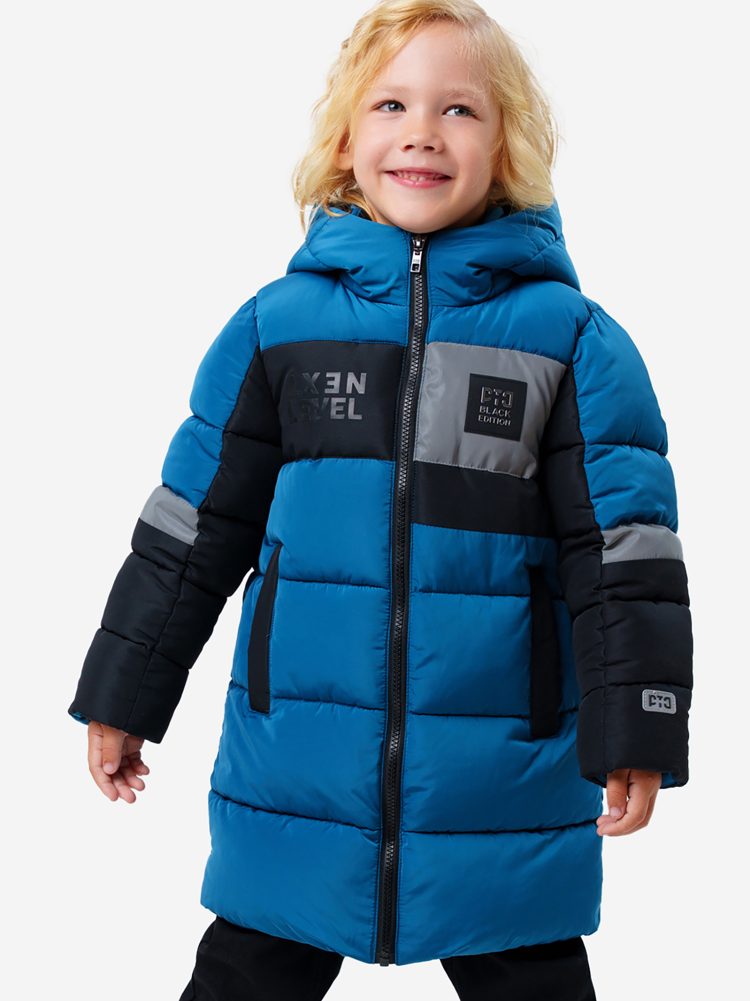 Изображение товара Зимнее пальто для мальчика с синтетическим утеплителем PlayToday до -25°C