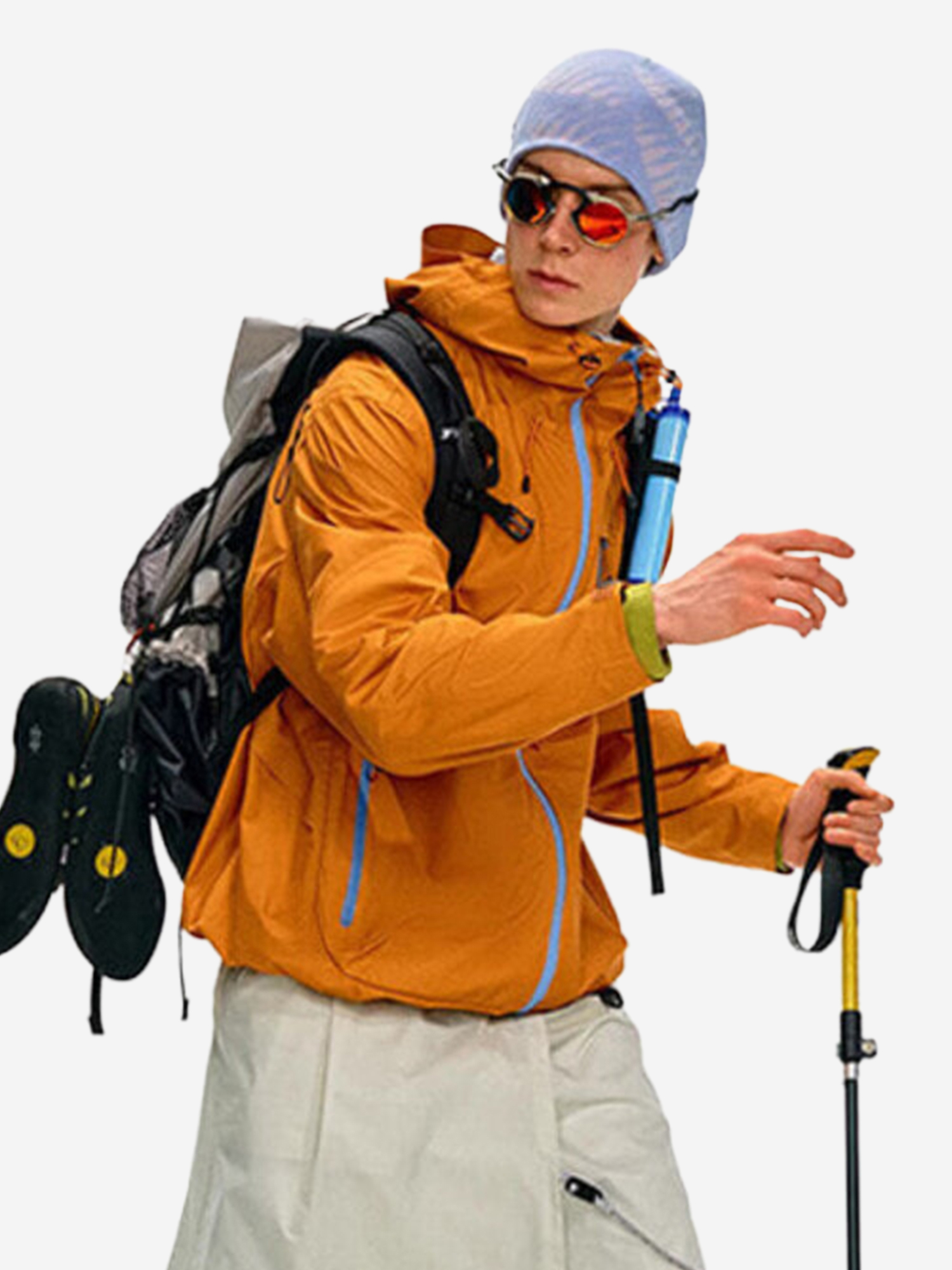 Изображение товара Унисекс куртка Nothomme WINDBREAKER оранжевая для спорта и прогулок