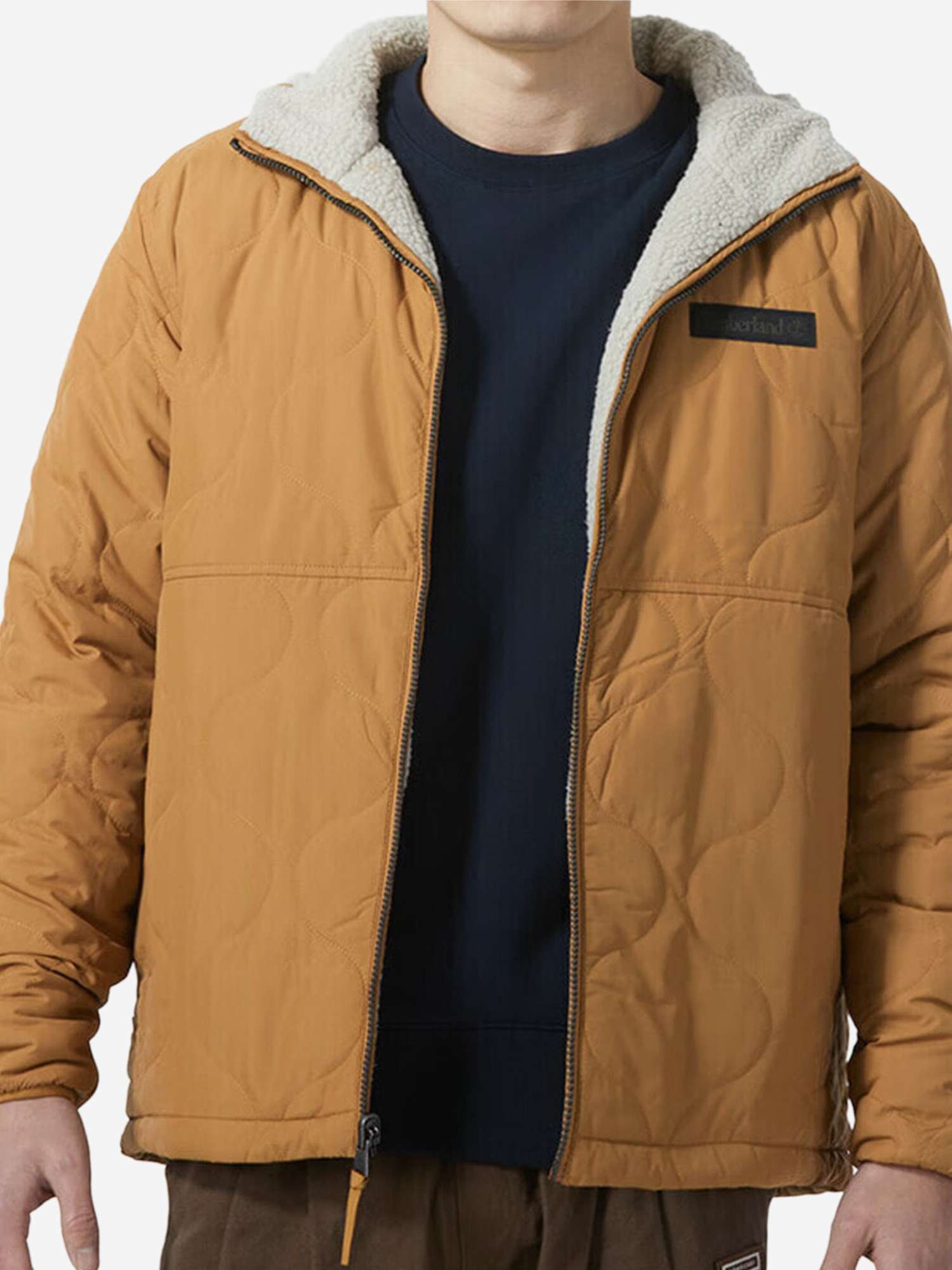 Изображение товара Мужская зимняя куртка Timberland Puffer Jacket Wheat с синтетическим утеплителем