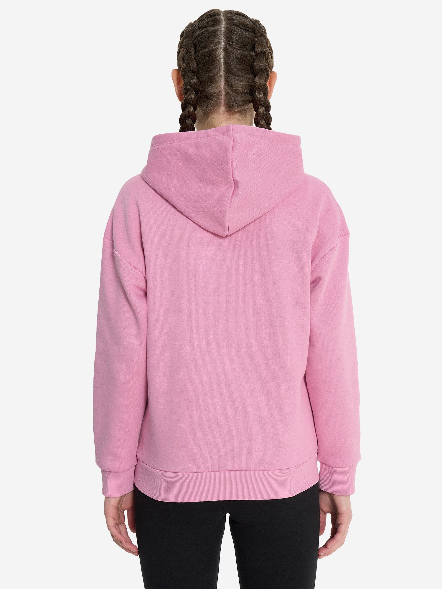 фото Худи для девочек puma ess+ block, розовый