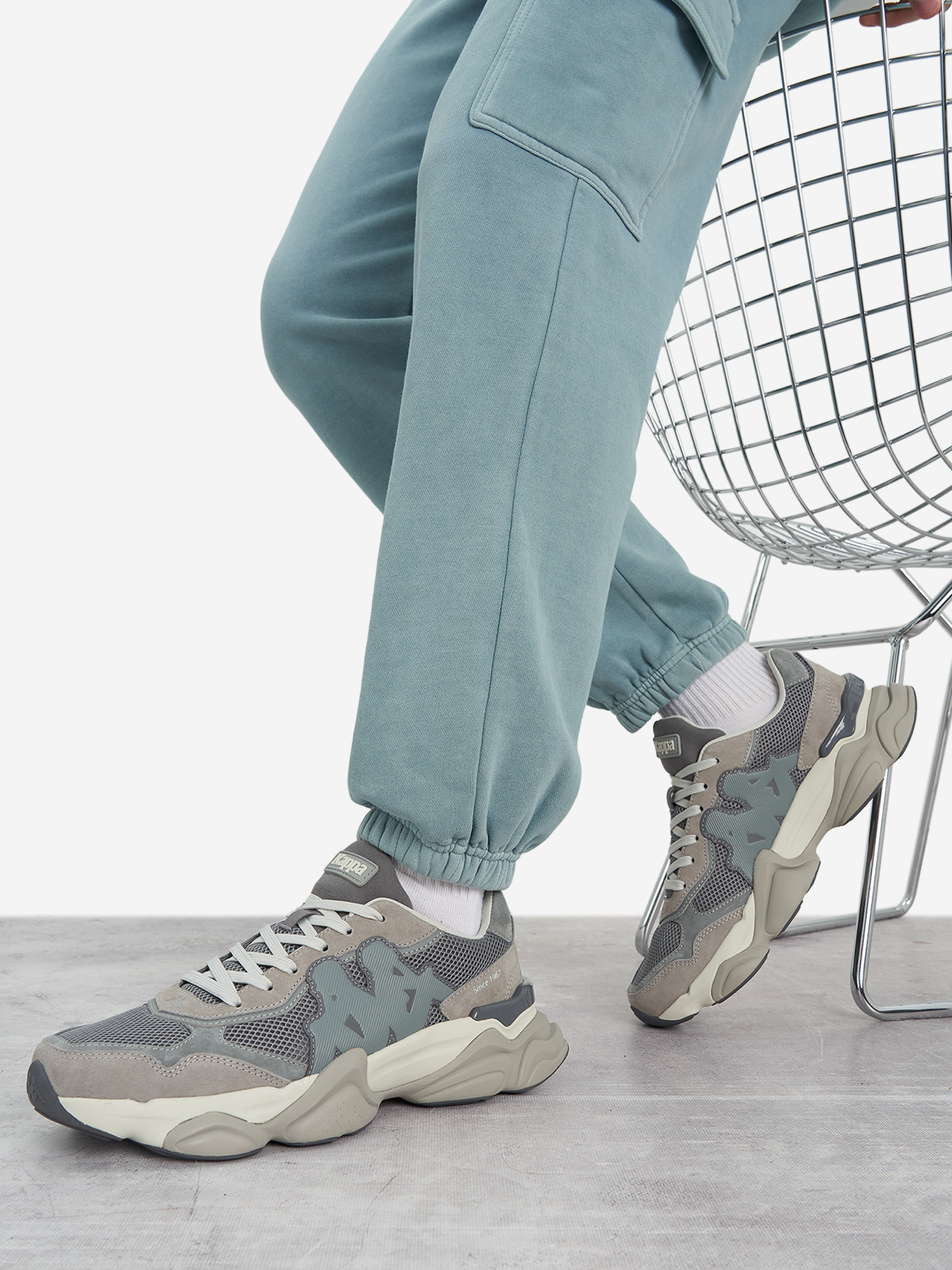 

Кроссовки мужские Kappa Pongo Mesh, Серый