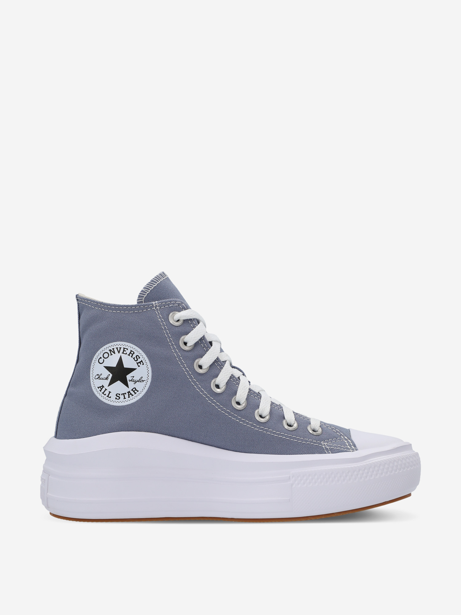 Кеды женские Converse Chuck Taylor All Star Move, Голубой A06500CC0Y-, размер 35.5 - фото 5